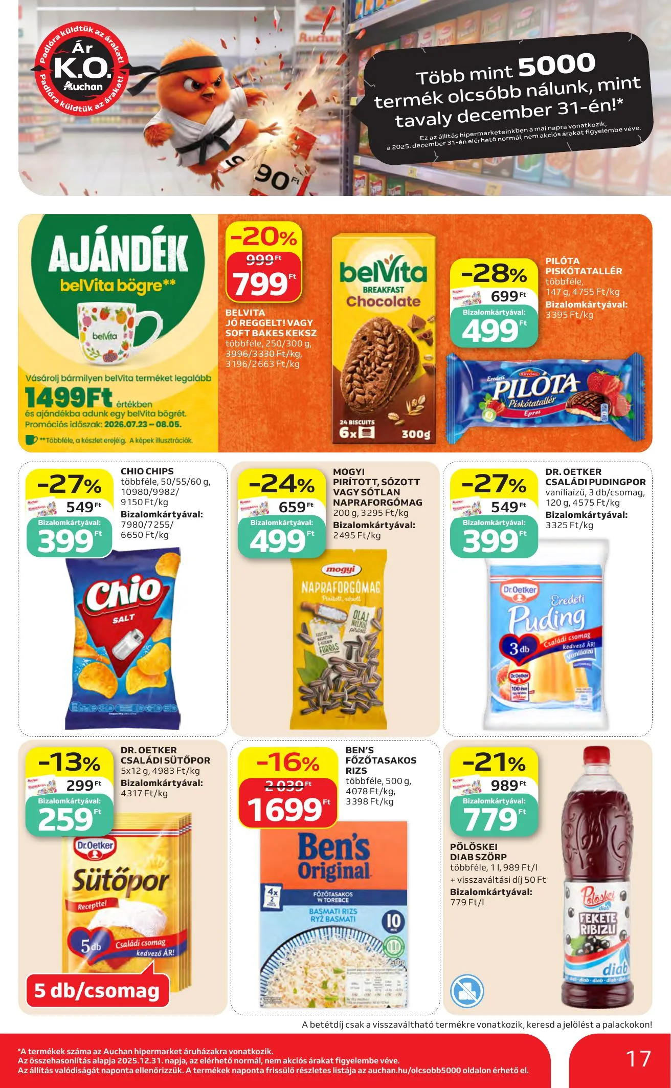 Auchan akciós újság Hipermarket 07.23–07.29 – 17. oldal