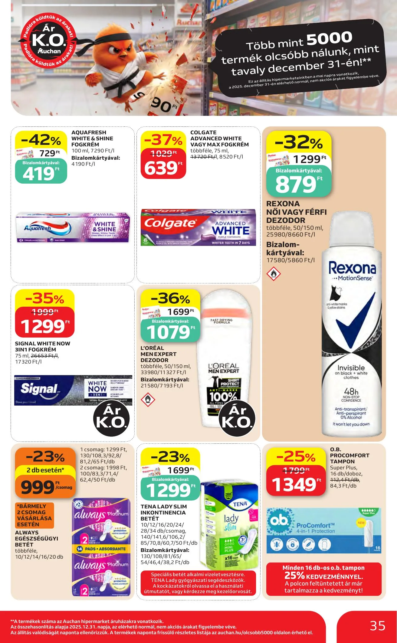 Auchan akciós újság Hipermarket 07.23–07.29 – 35. oldal