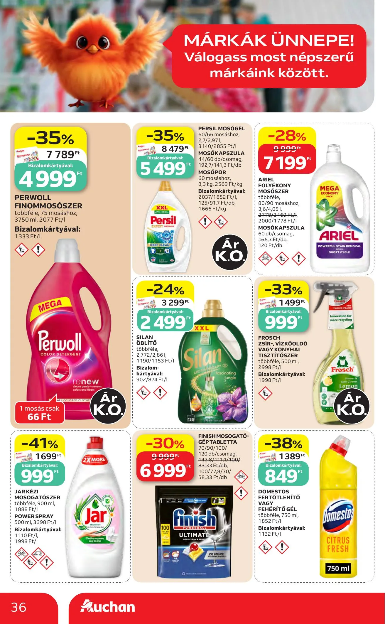 Auchan akciós újság Hipermarket 07.23–07.29 – 36. oldal