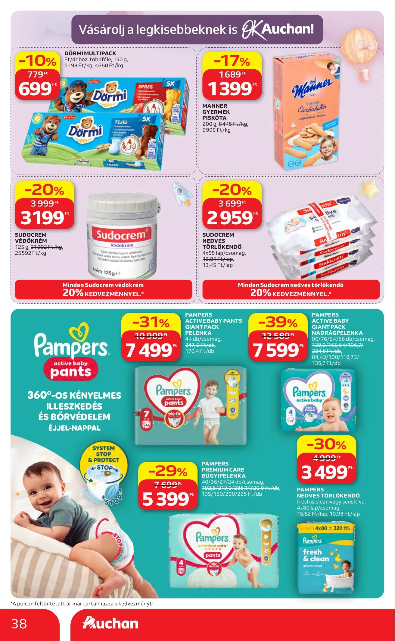 Auchan akciós újság Hipermarket 07.23–07.29 – 38. oldal
