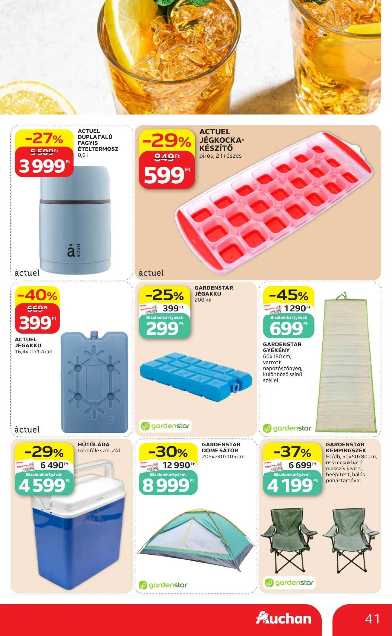Auchan akciós újság Hipermarket 07.23–07.29 – 41. oldal