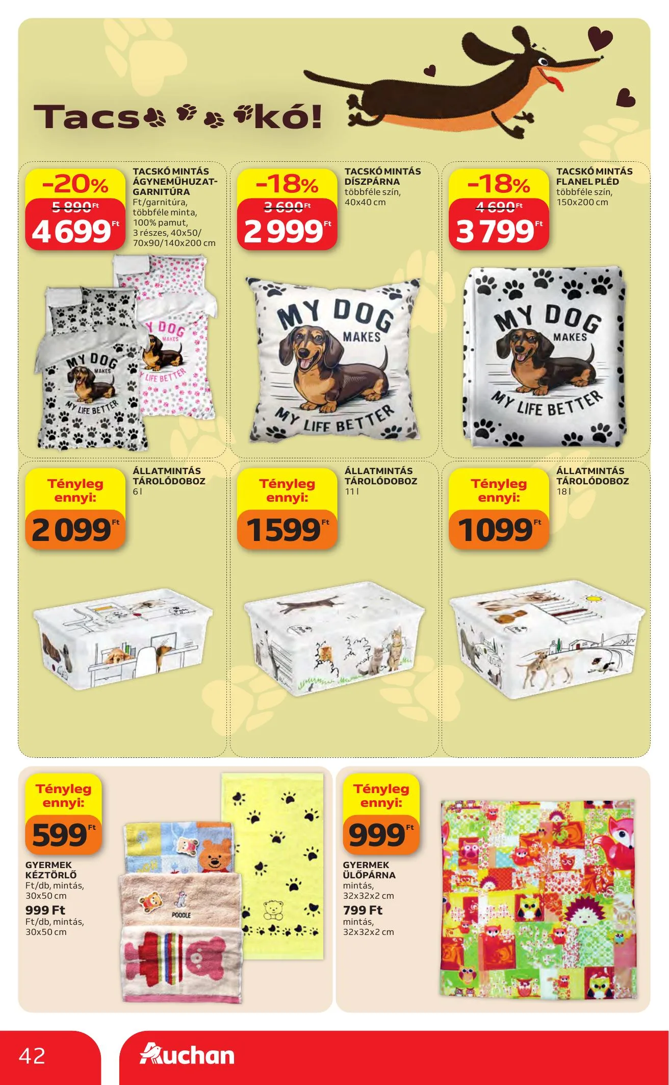 Auchan akciós újság Hipermarket 07.23–07.29 – 42. oldal