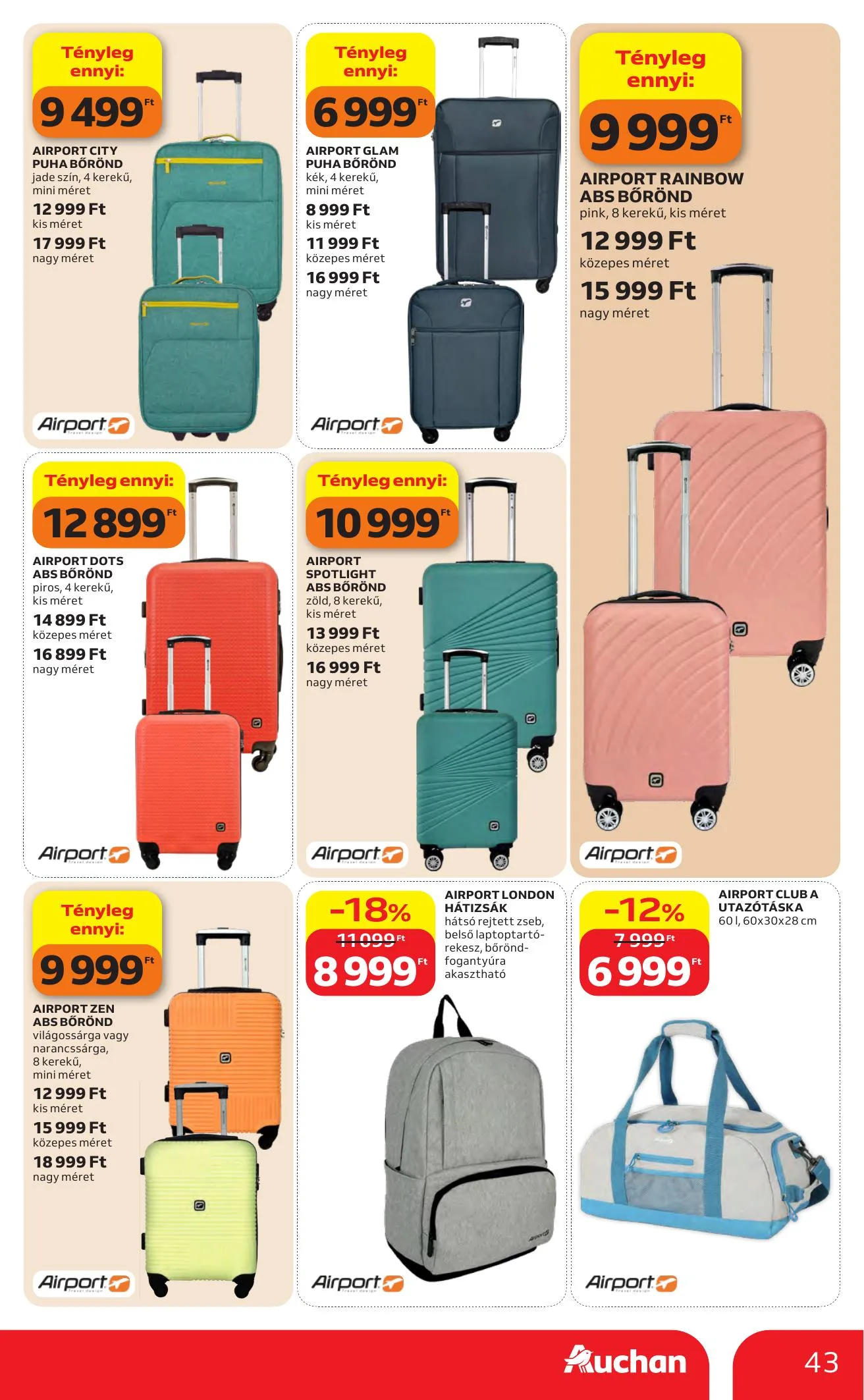 Auchan akciós újság Hipermarket 07.23–07.29 – 43. oldal