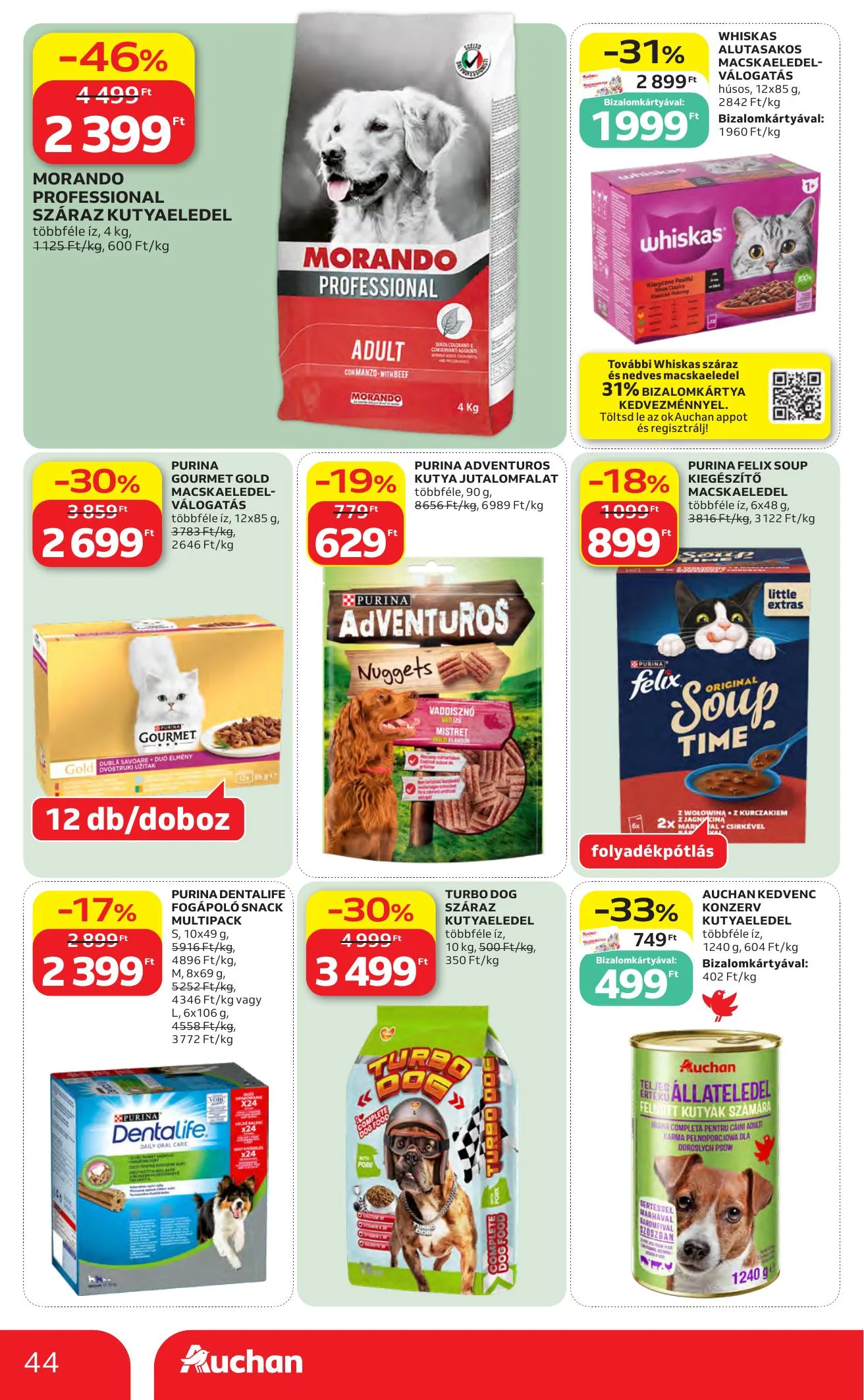 Auchan akciós újság Hipermarket 07.23–07.29 – 44. oldal
