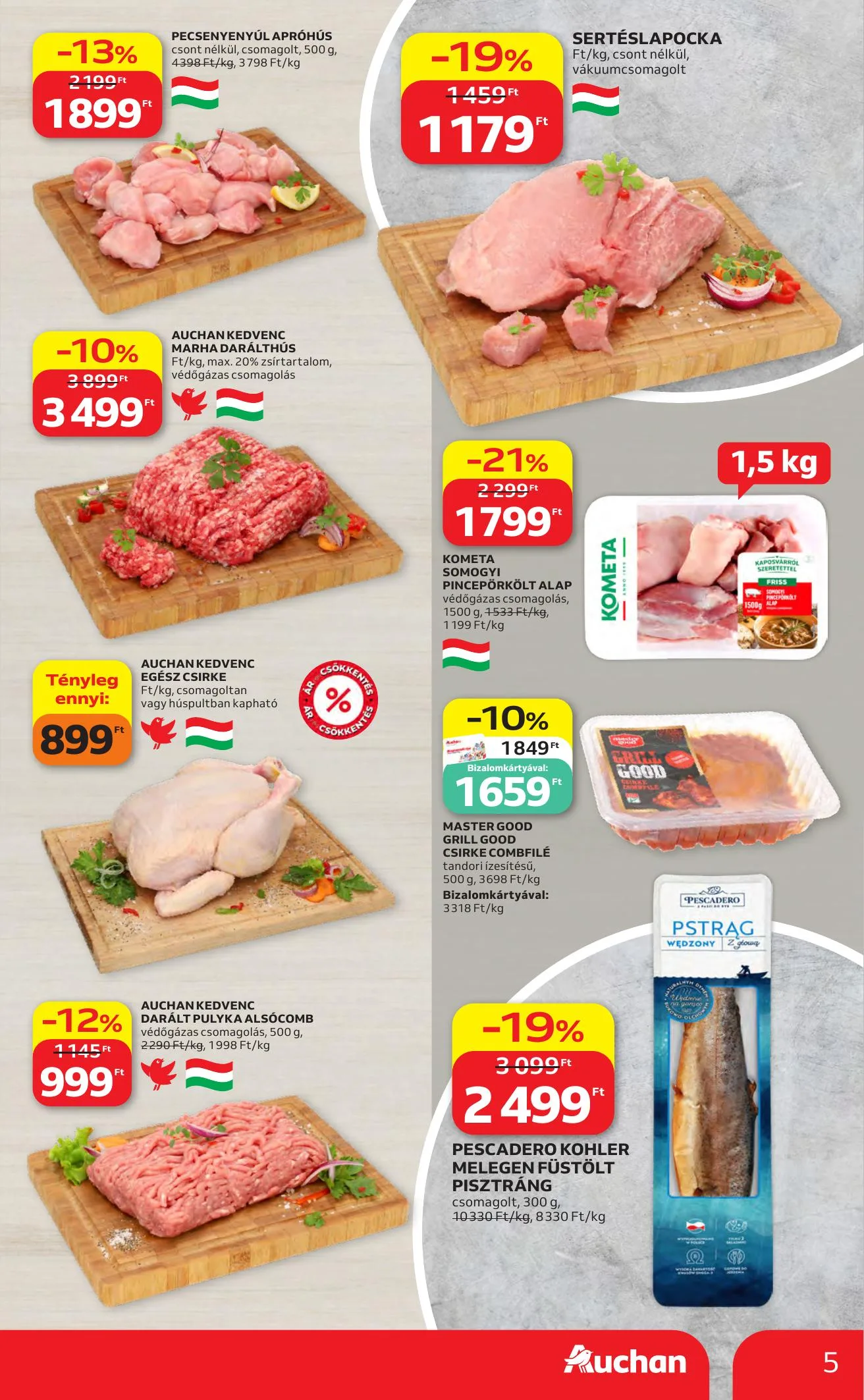 Auchan akciós újság Hipermarket 07.23–07.29 – 5. oldal