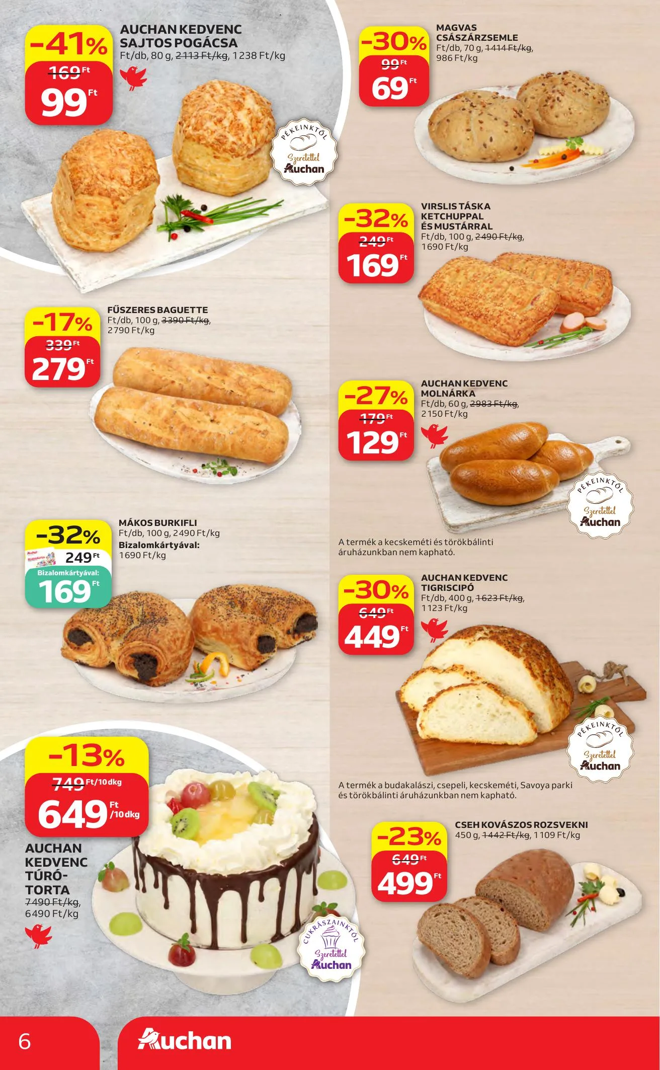 Auchan akciós újság Hipermarket 07.23–07.29 – 6. oldal