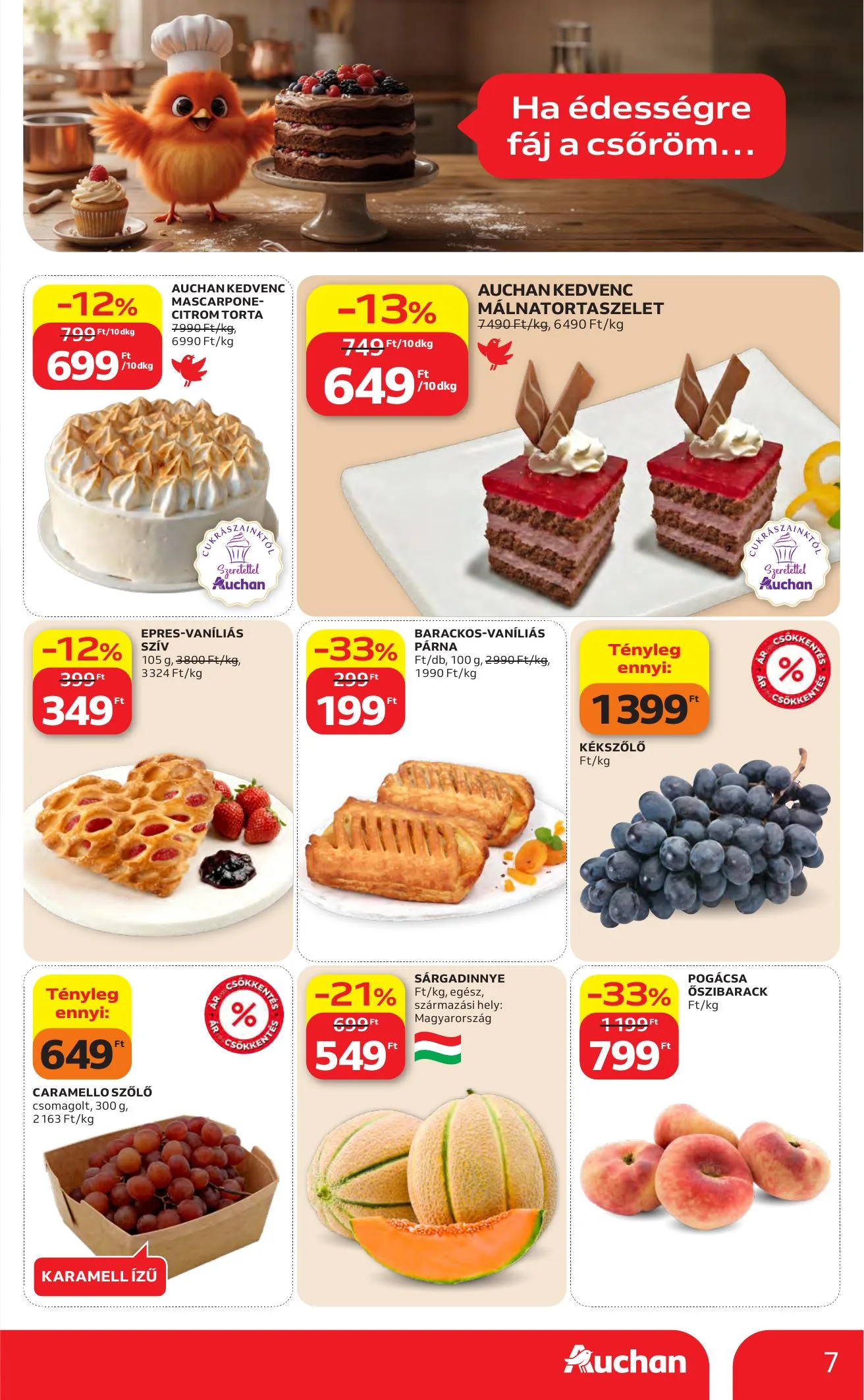 Auchan akciós újság Hipermarket 07.23–07.29 – 7. oldal