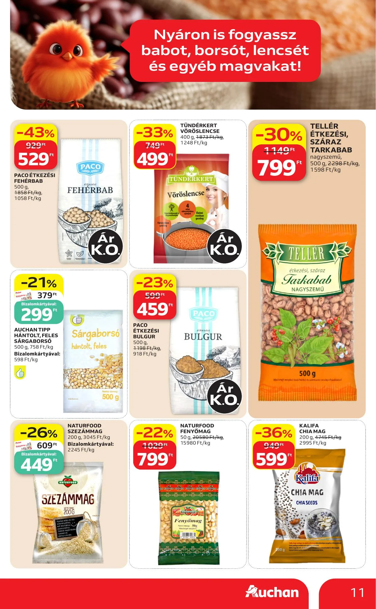 Auchan akciós újság Hipermarket 08.13–08.19 – 11. oldal