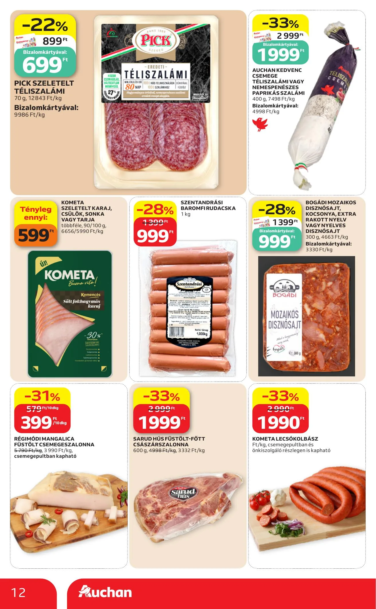Auchan akciós újság Hipermarket 08.13–08.19 – 12. oldal