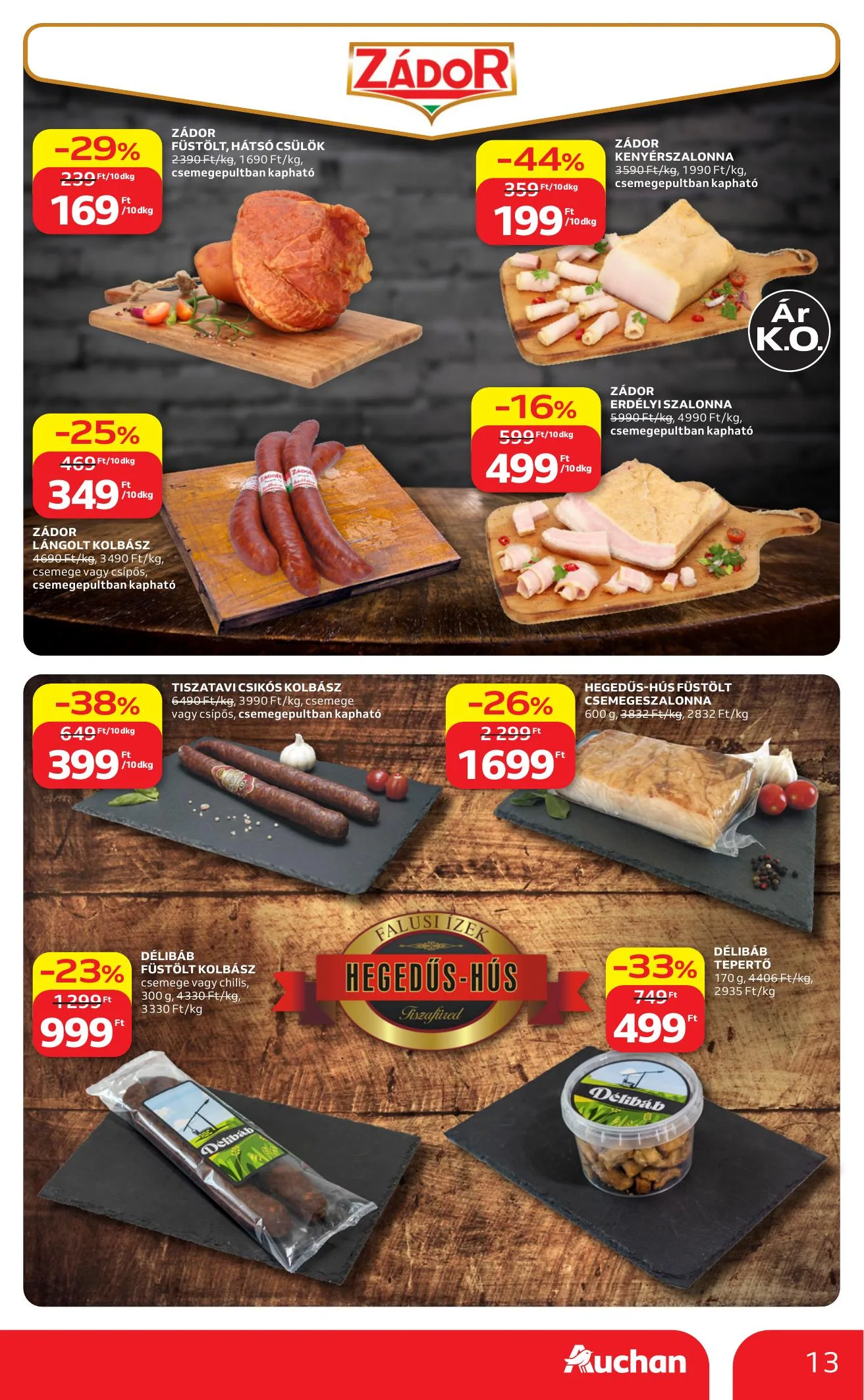 Auchan akciós újság Hipermarket 08.13–08.19 – 13. oldal