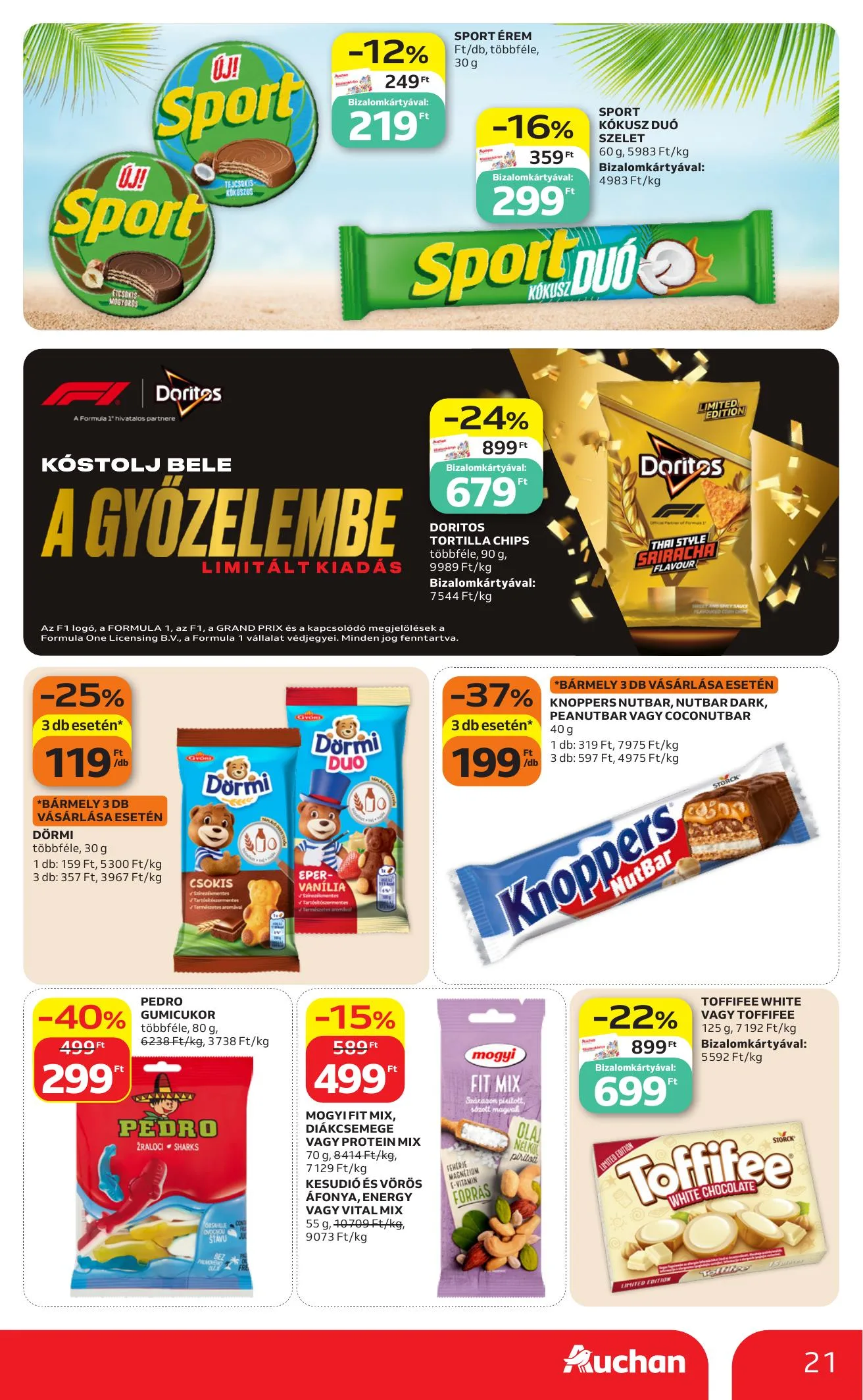 Auchan akciós újság Hipermarket 08.13–08.19 – 21. oldal