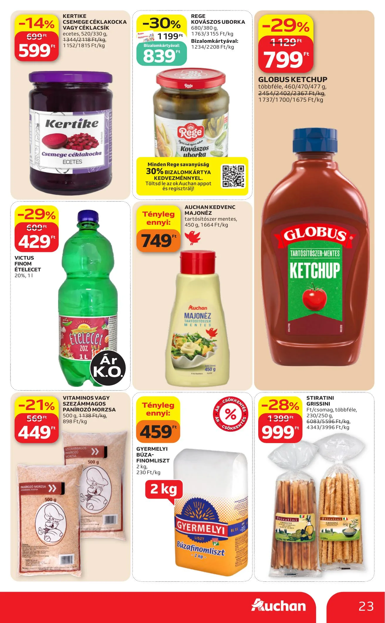Auchan akciós újság Hipermarket 08.13–08.19 – 23. oldal