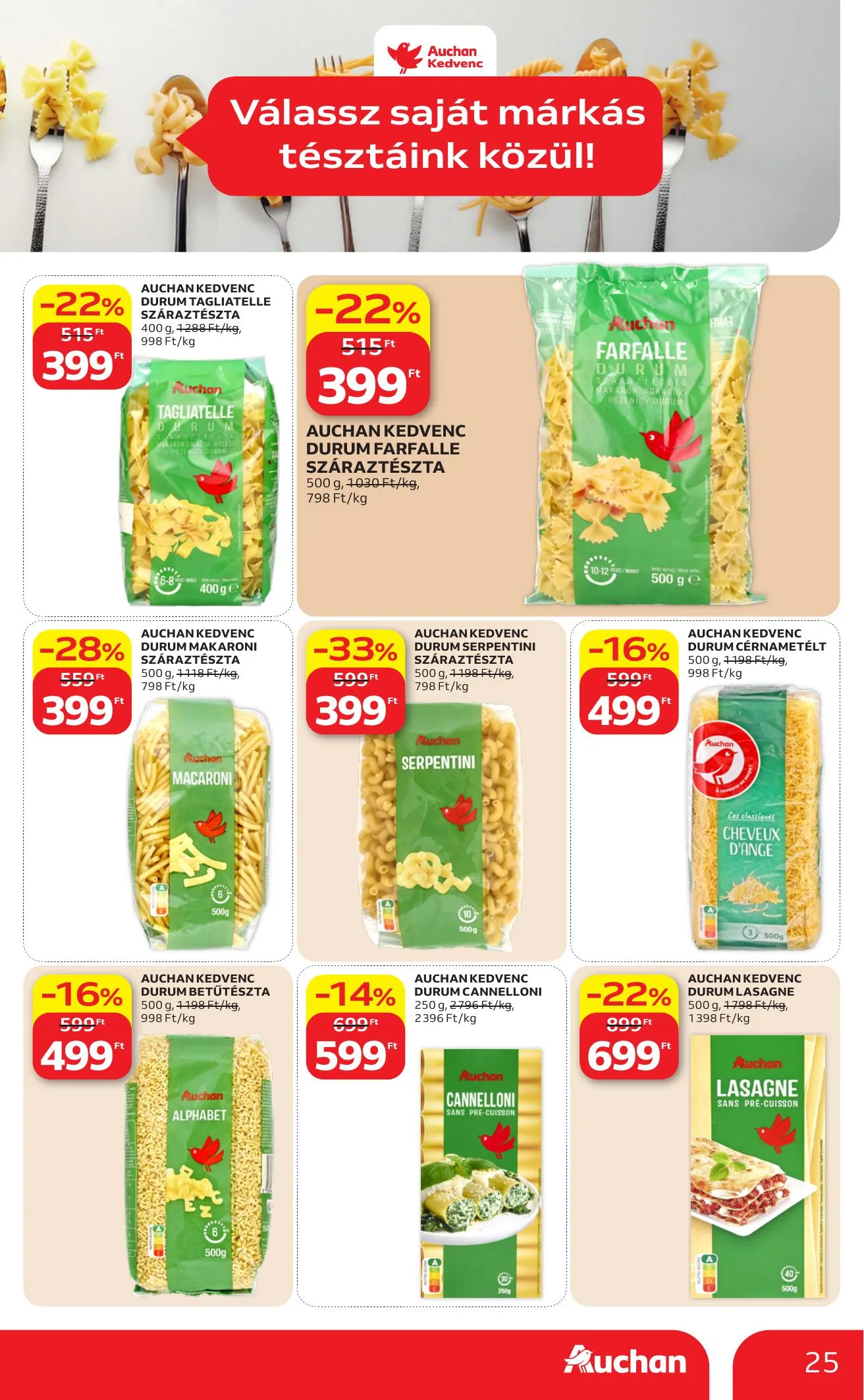 Auchan akciós újság Hipermarket 08.13–08.19 – 25. oldal