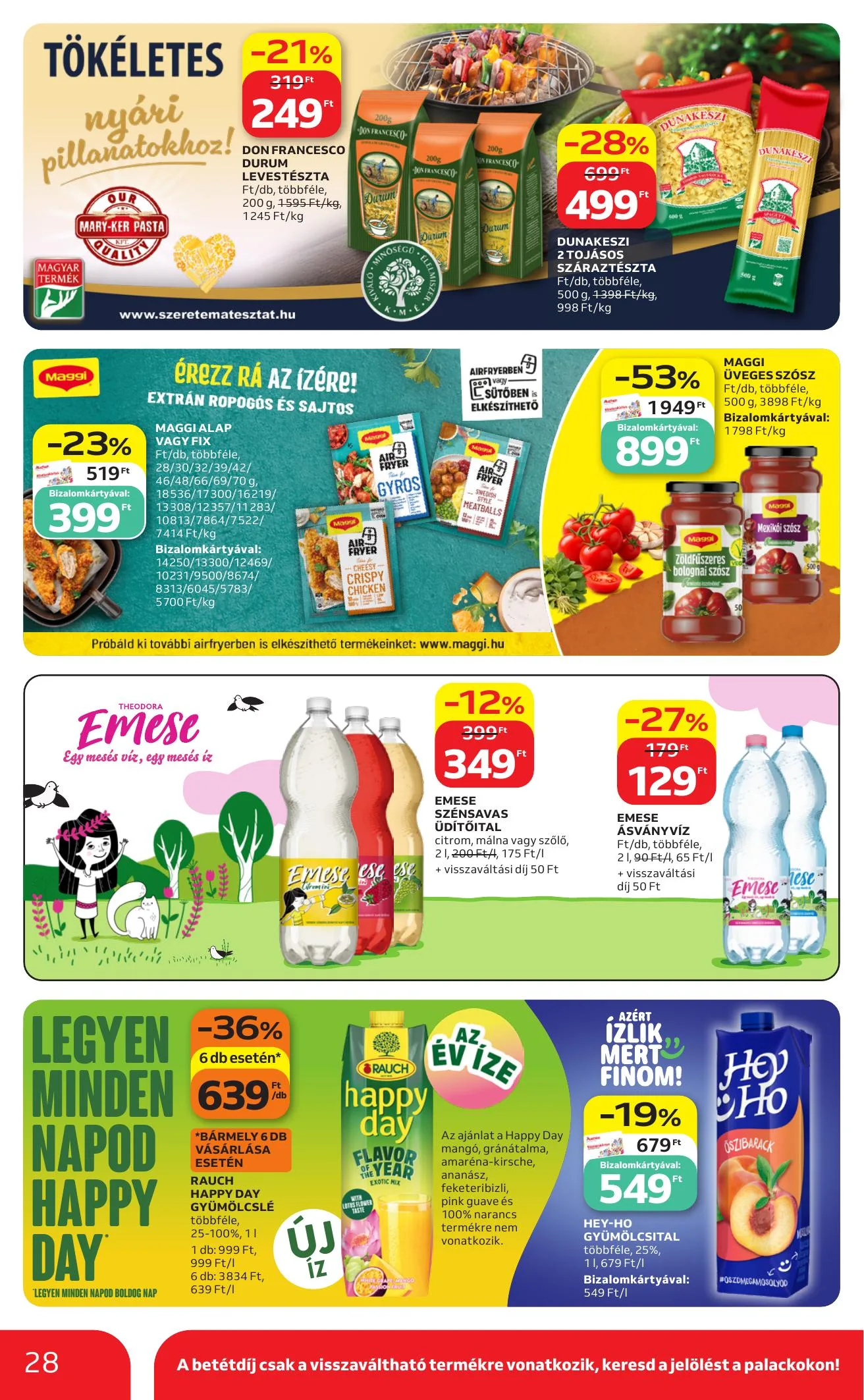 Auchan akciós újság Hipermarket 08.13–08.19 – 28. oldal