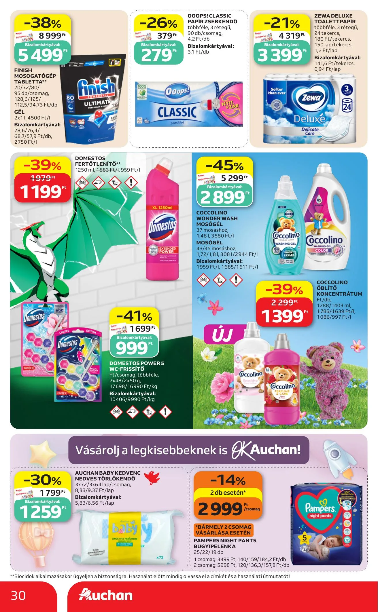 Auchan akciós újság Hipermarket 08.13–08.19 – 30. oldal