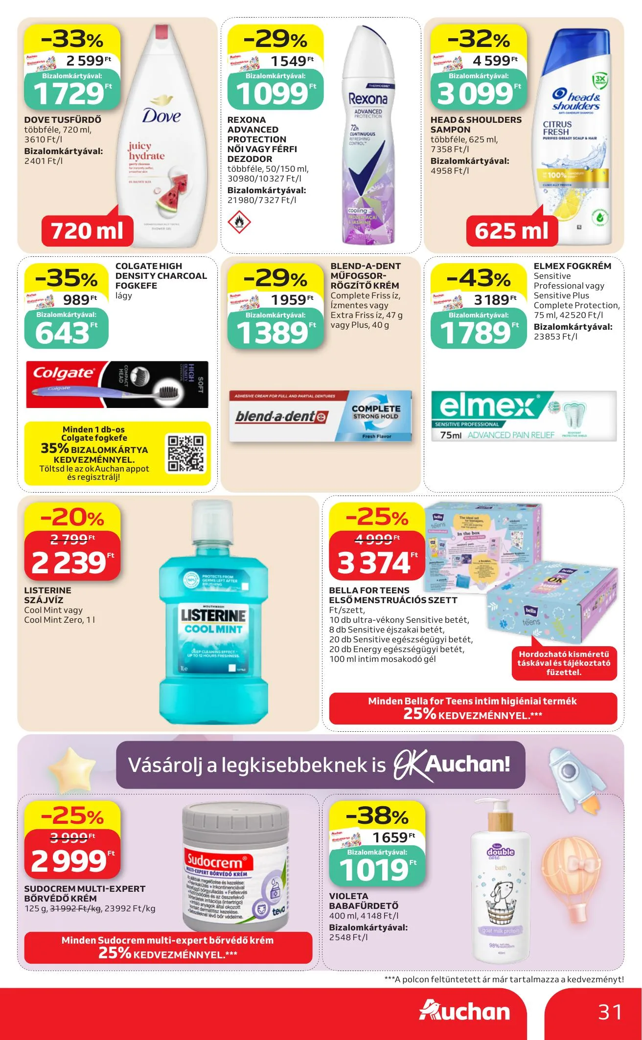 Auchan akciós újság Hipermarket 08.13–08.19 – 31. oldal