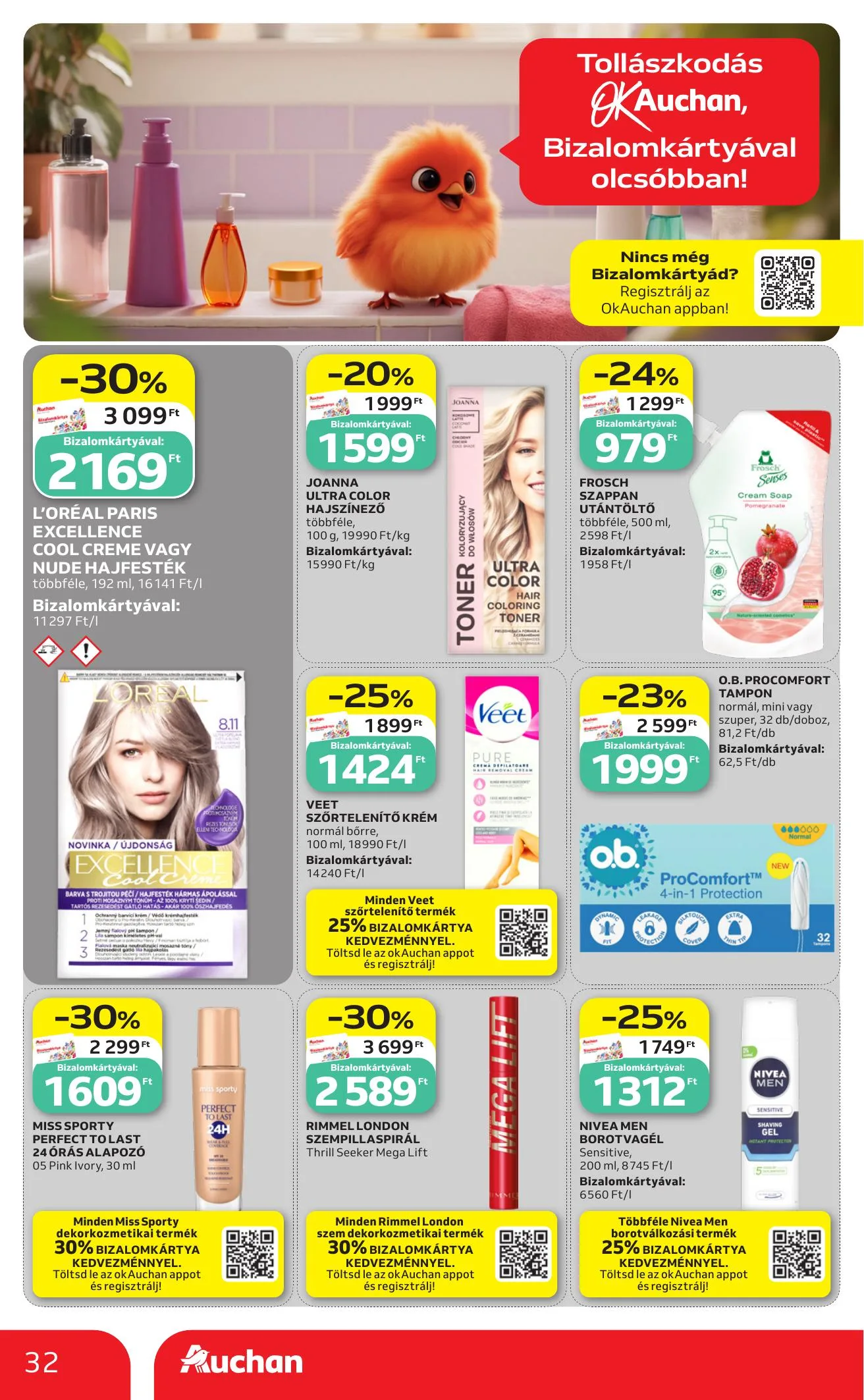 Auchan akciós újság Hipermarket 08.13–08.19 – 32. oldal