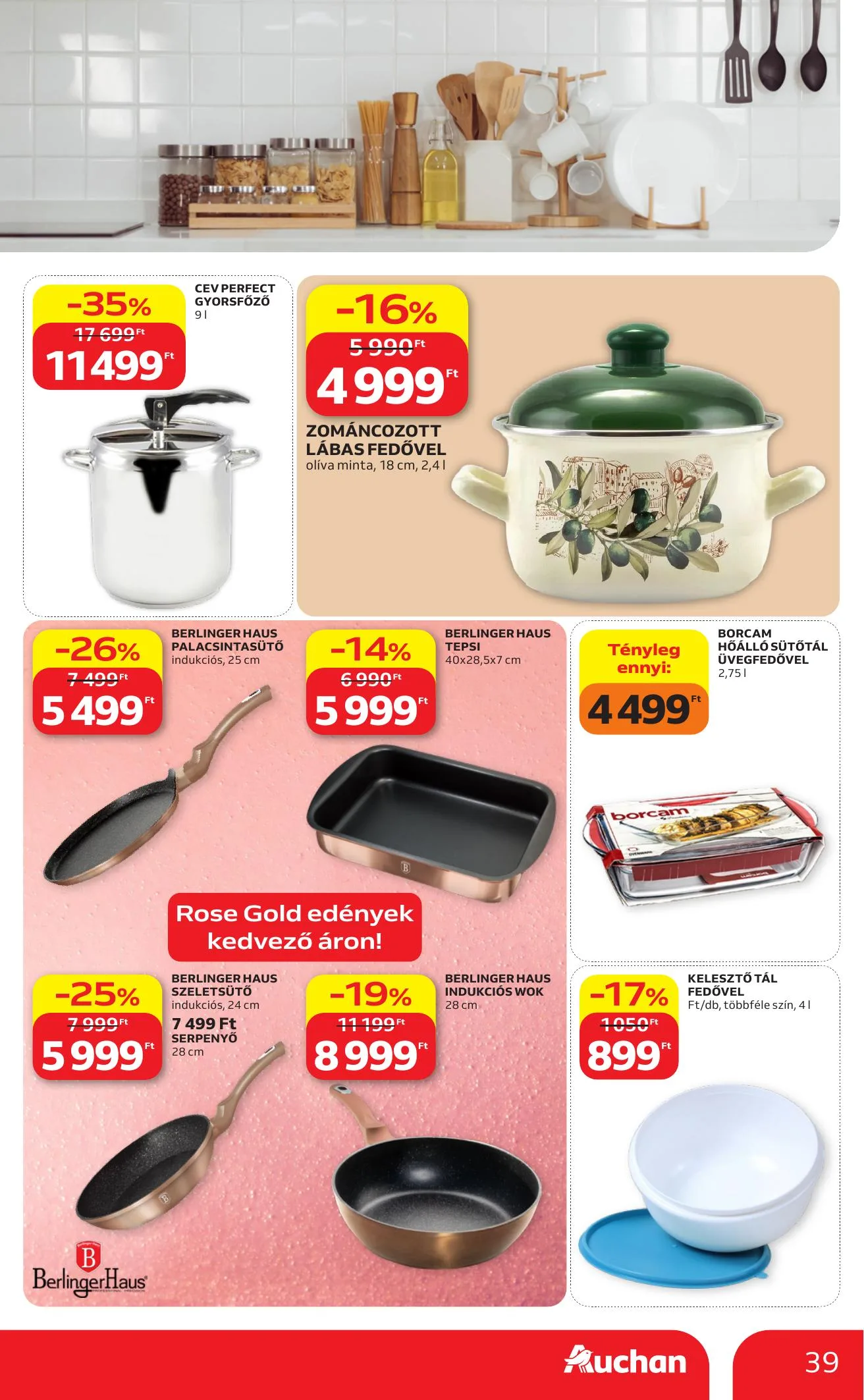Auchan akciós újság Hipermarket 08.13–08.19 – 39. oldal