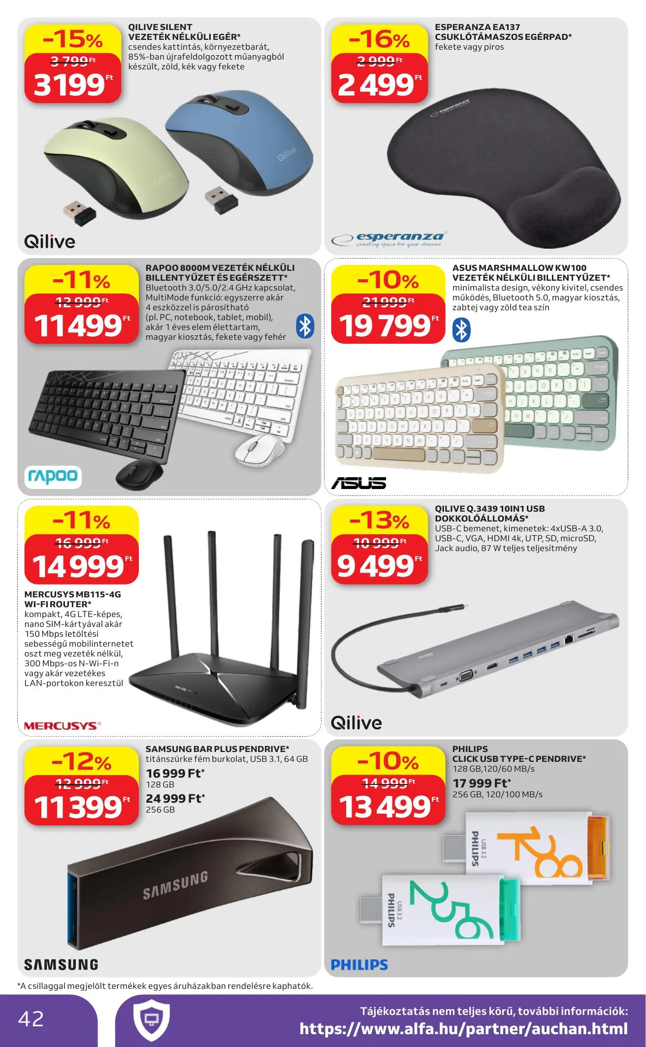Auchan akciós újság Hipermarket 08.13–08.19 – 42. oldal