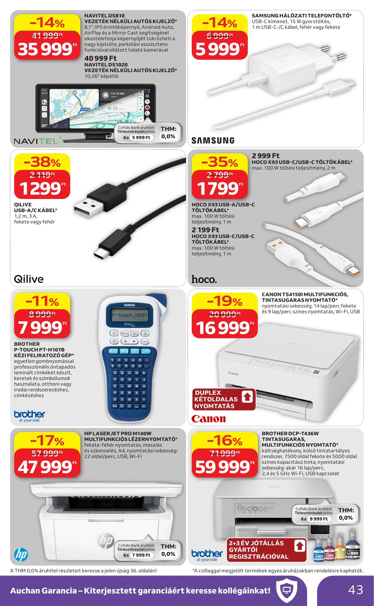 Auchan akciós újság Hipermarket 08.13–08.19 – 43. oldal