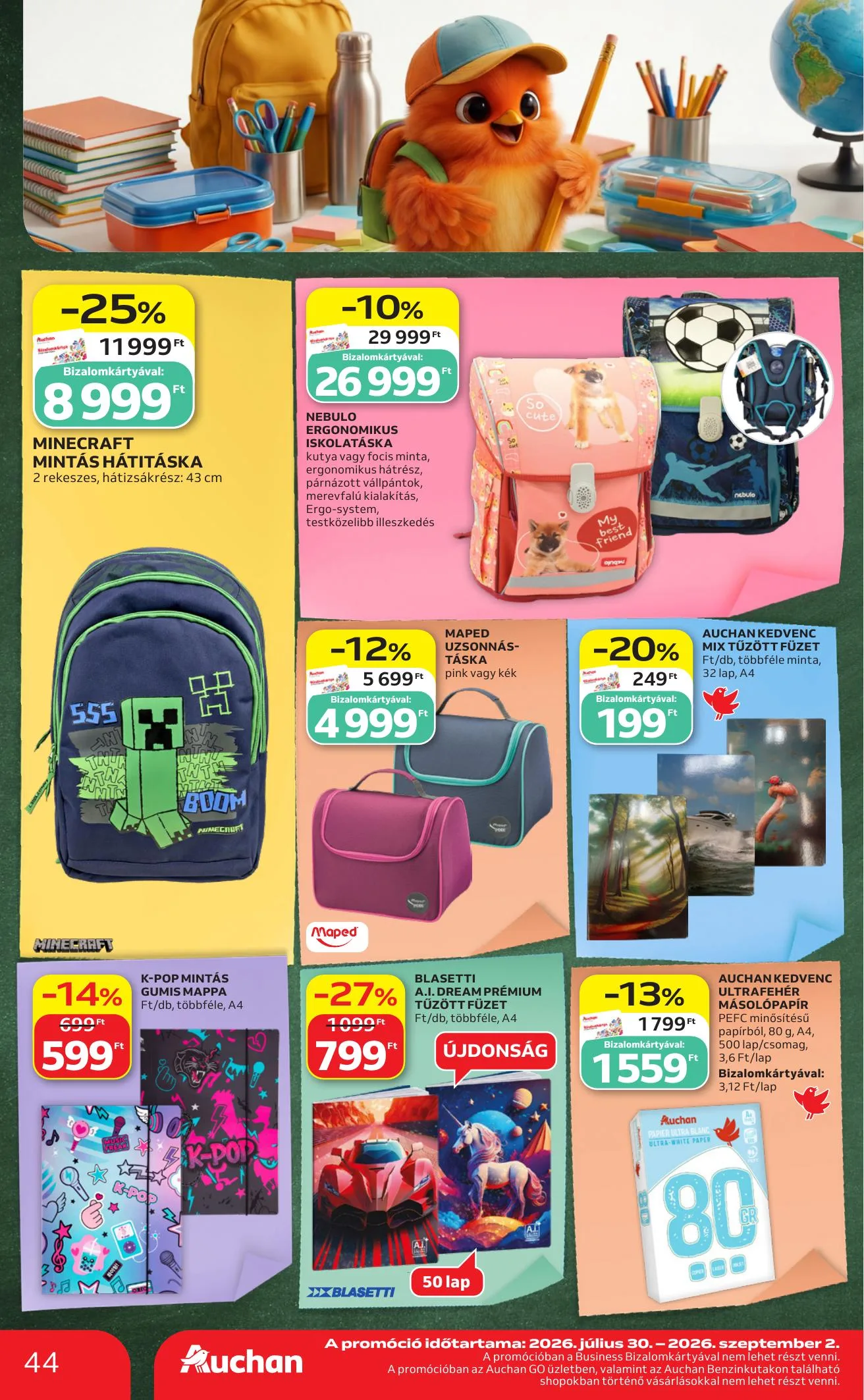 Auchan akciós újság Hipermarket 08.13–08.19 – 44. oldal