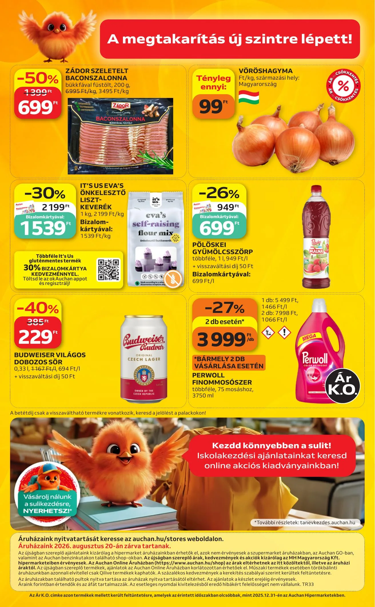 Auchan akciós újság Hipermarket 08.13–08.19 – 46. oldal
