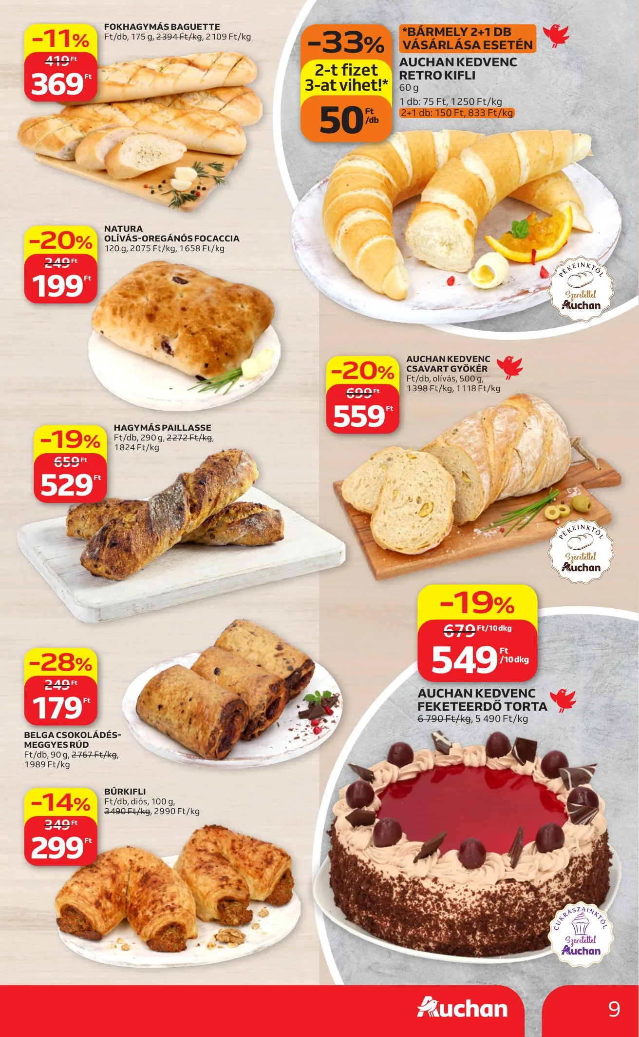 Auchan akciós újság Hipermarket 08.13–08.19 – 9. oldal