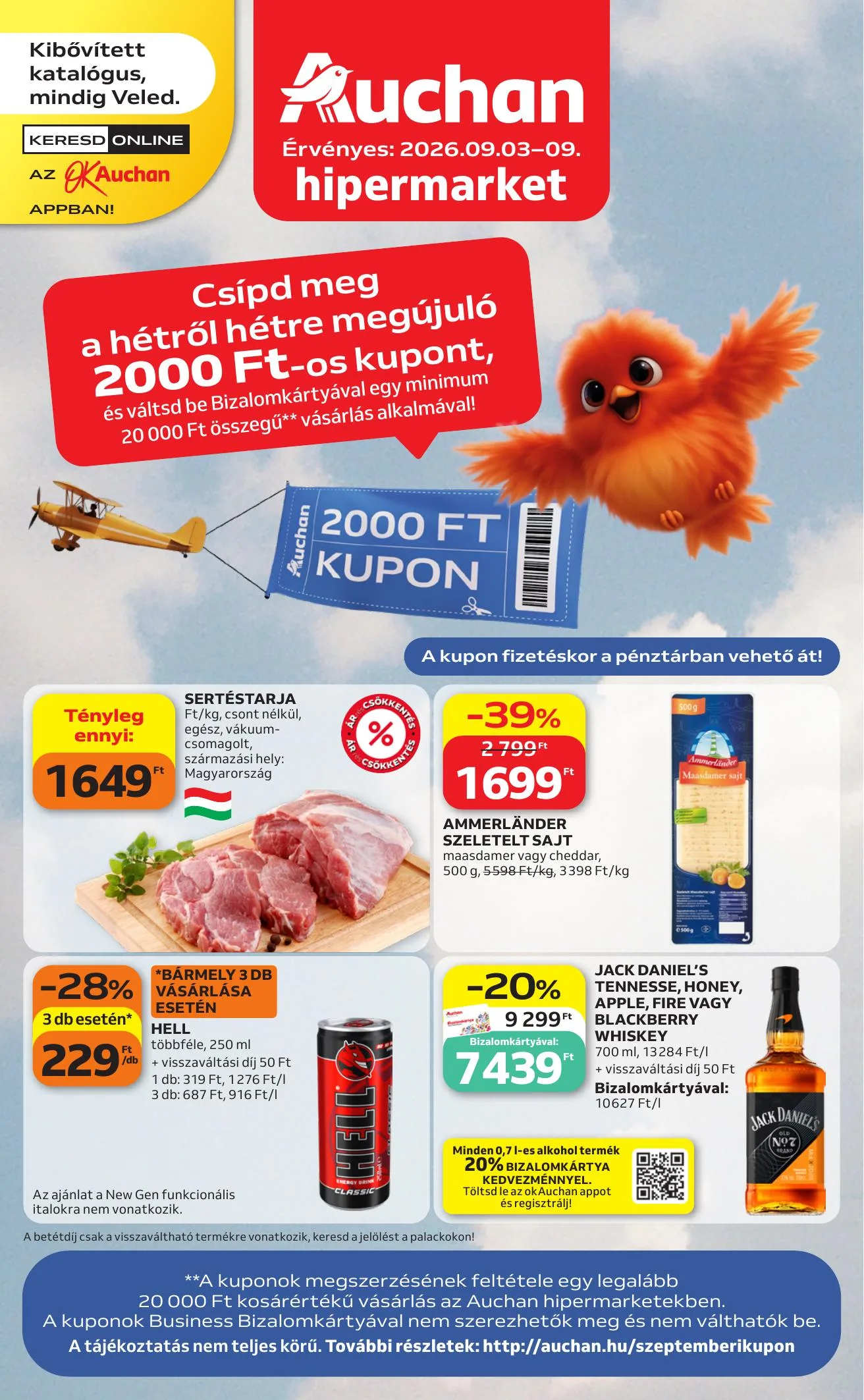 Auchan akciós újság Hipermarket 09.03–09.09