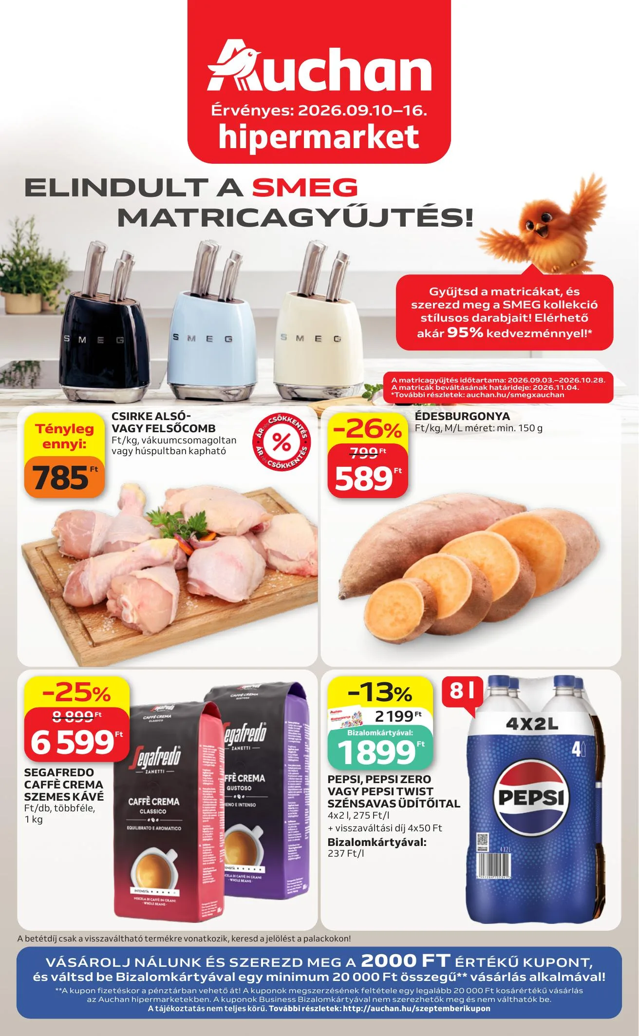 Auchan akciós újság Hipermarket 09.10–09.16