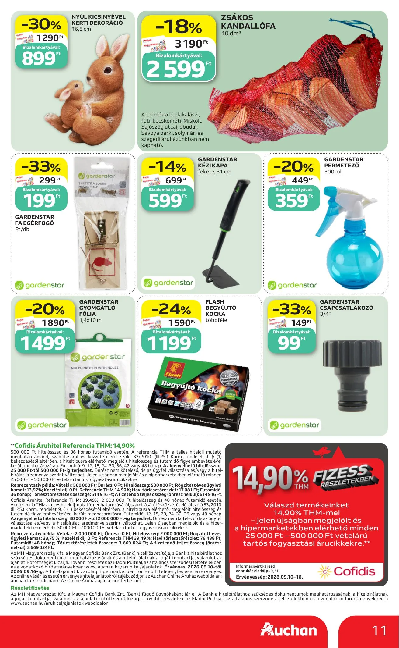 Auchan akciós újság Hipermarket 09.10–09.16 – 11. oldal