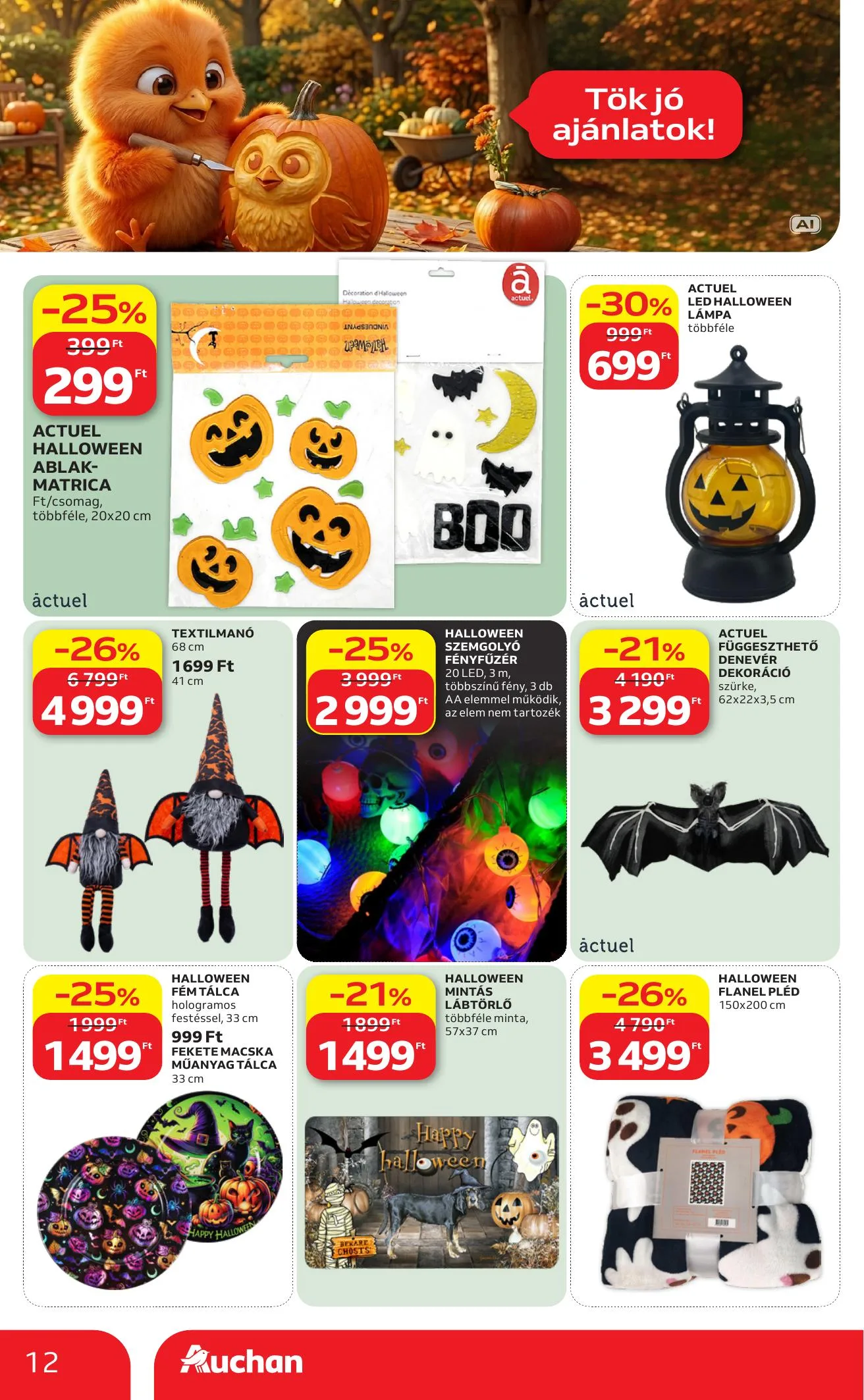 Auchan akciós újság Hipermarket 09.10–09.16 – 12. oldal