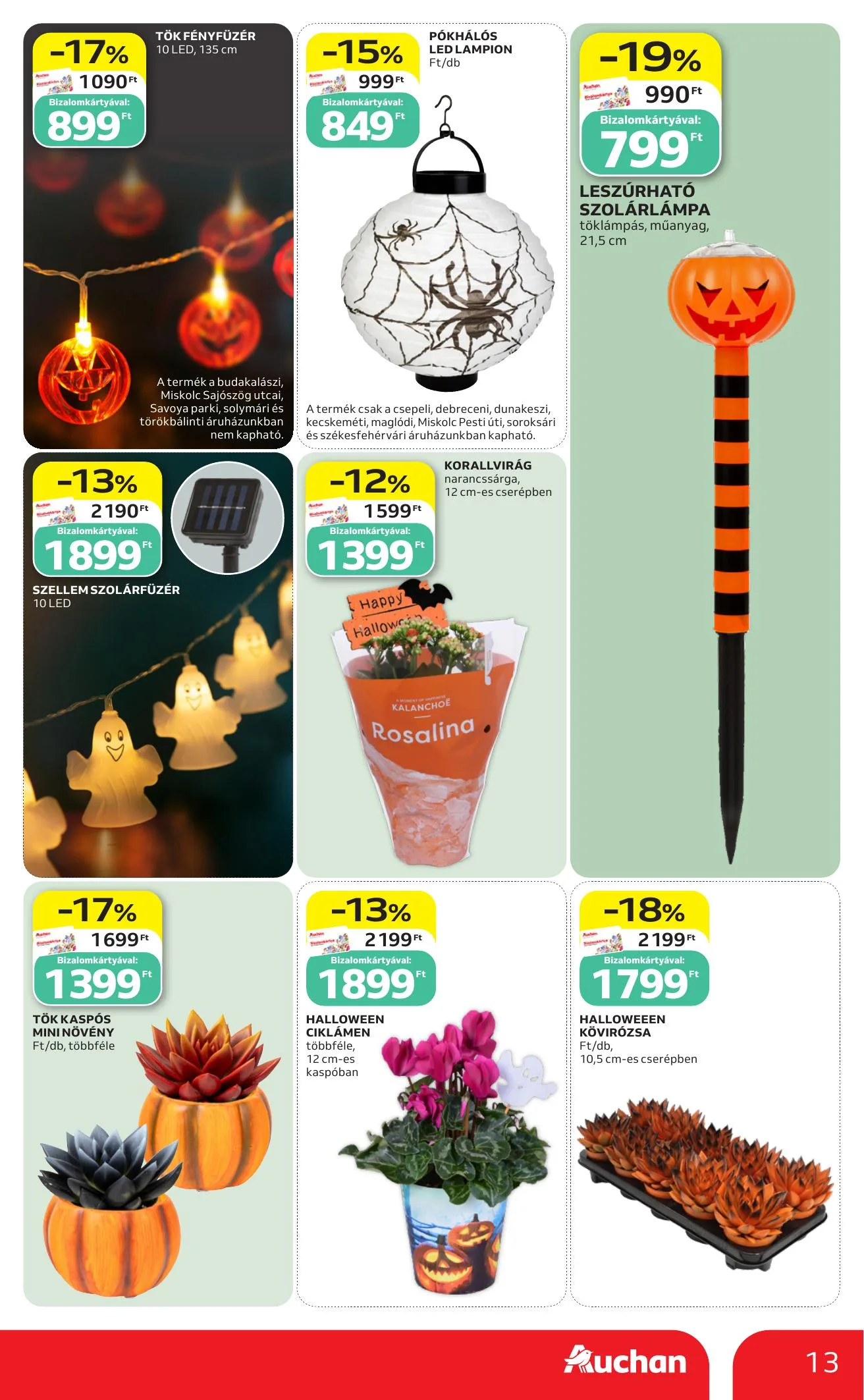 Auchan akciós újság Hipermarket 09.10–09.16 – 13. oldal