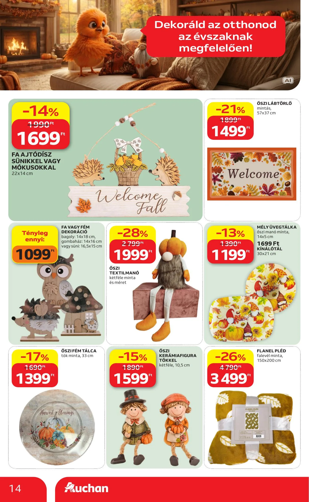 Auchan akciós újság Hipermarket 09.10–09.16 – 14. oldal