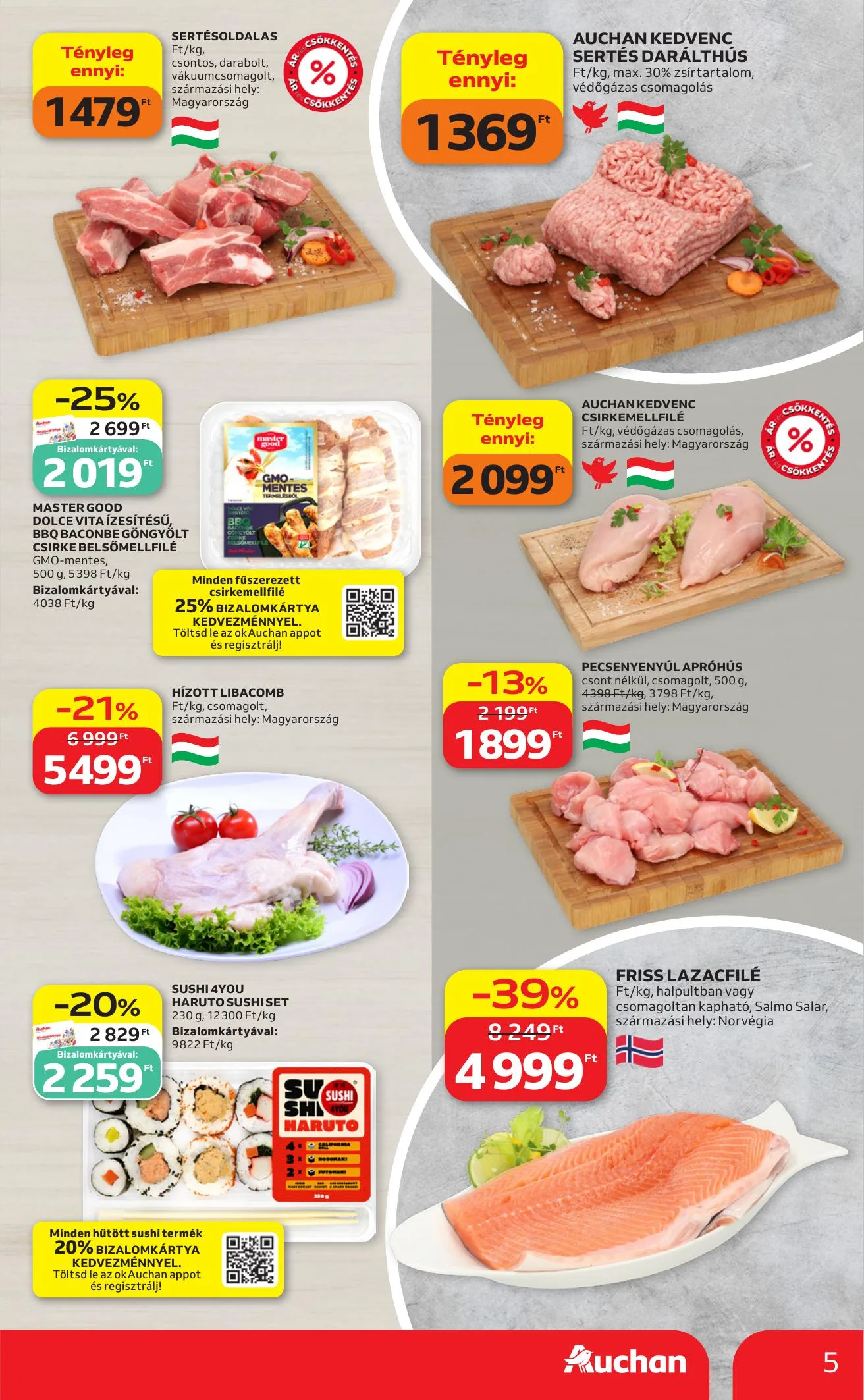 Auchan akciós újság Hipermarket 09.10–09.16 – 5. oldal