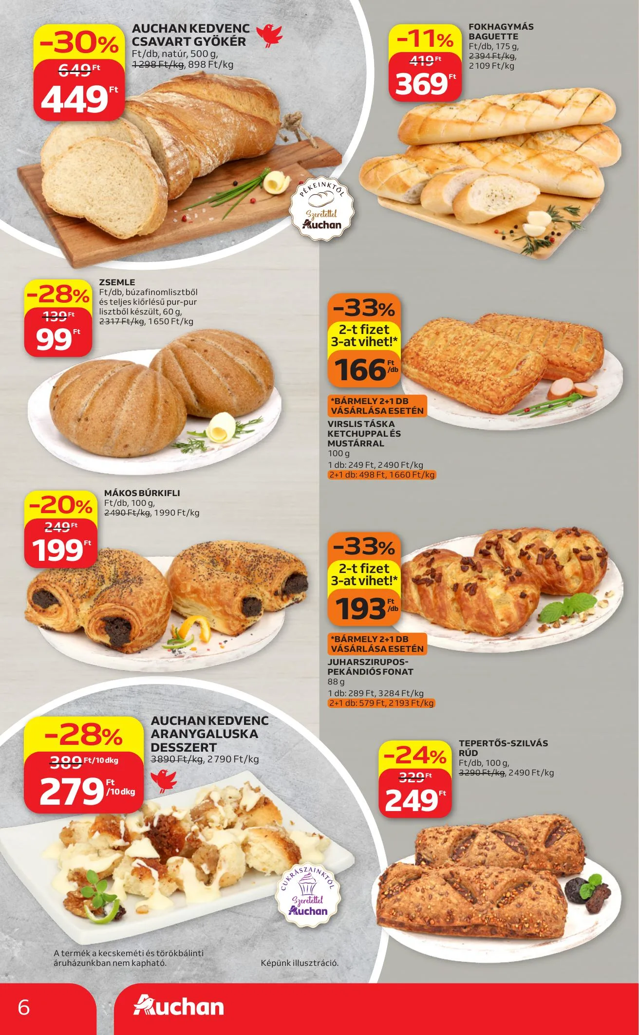 Auchan akciós újság Hipermarket 09.10–09.16 – 6. oldal