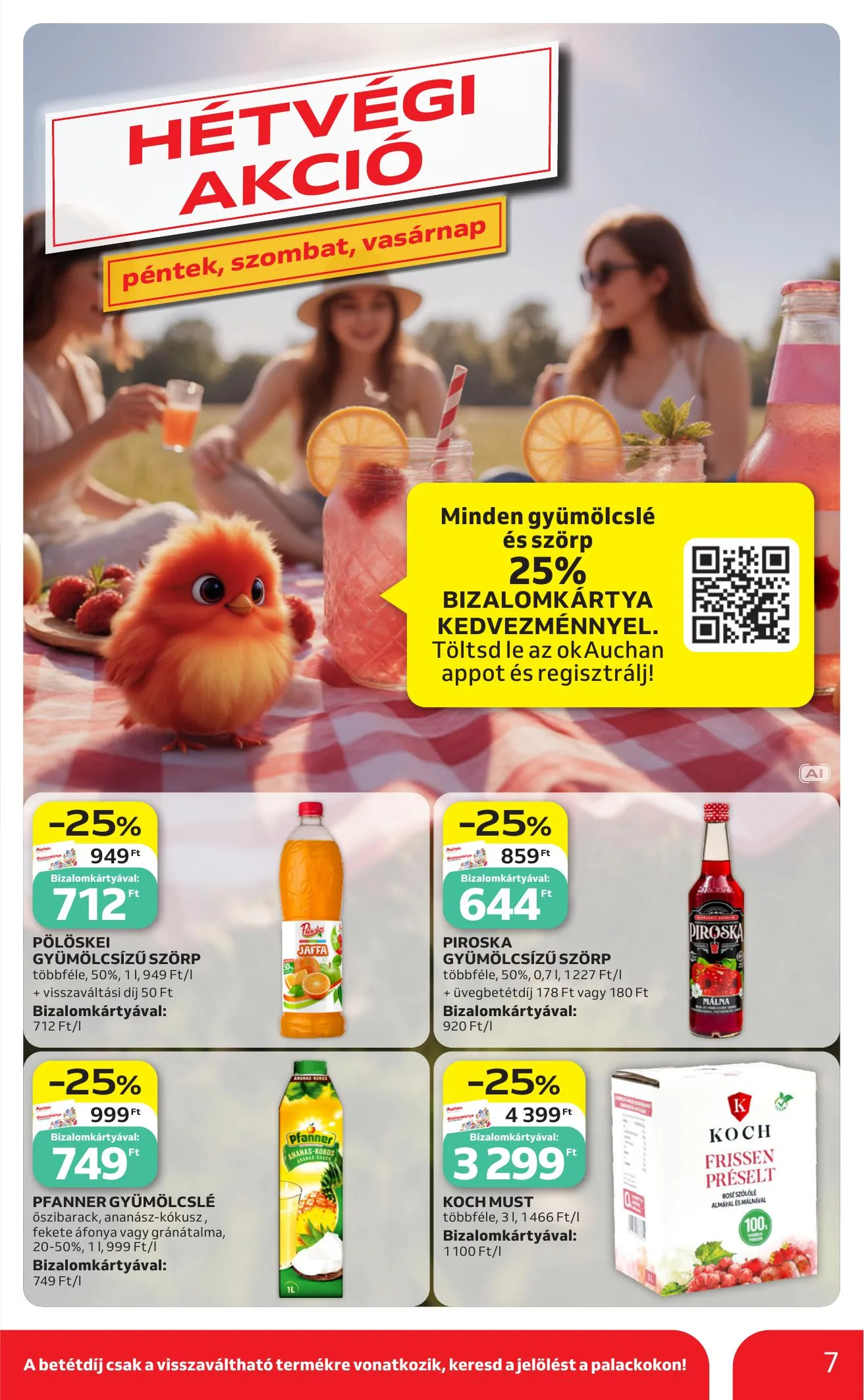 Auchan akciós újság Hipermarket 09.10–09.16 – 7. oldal