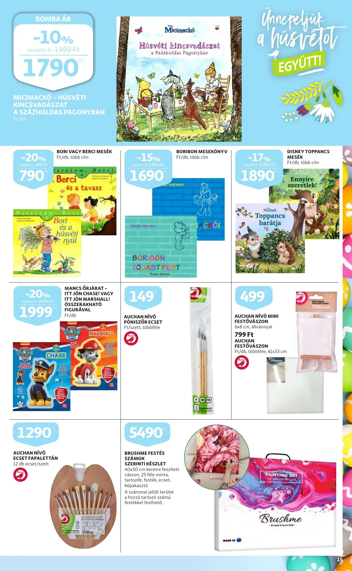 Auchan akciós újság Húsvét 03.17–04.16 – 15. oldal