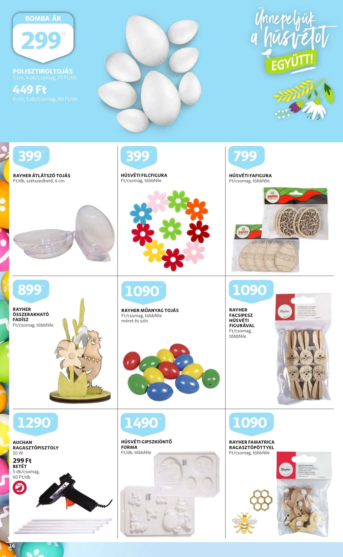Auchan akciós újság Húsvét 03.17–04.16 – 16. oldal