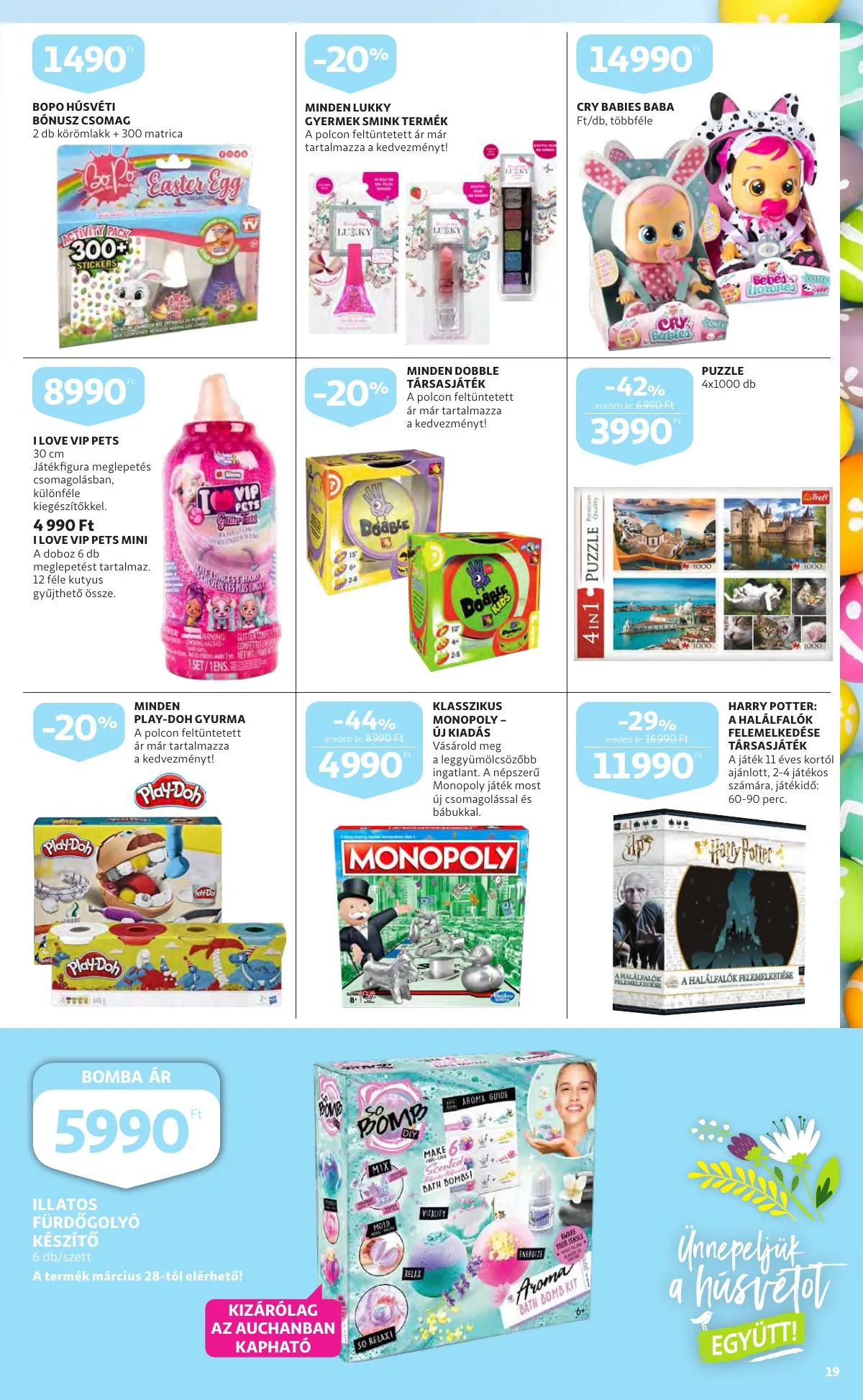 Auchan akciós újság Húsvét 03.17–04.16 – 19. oldal