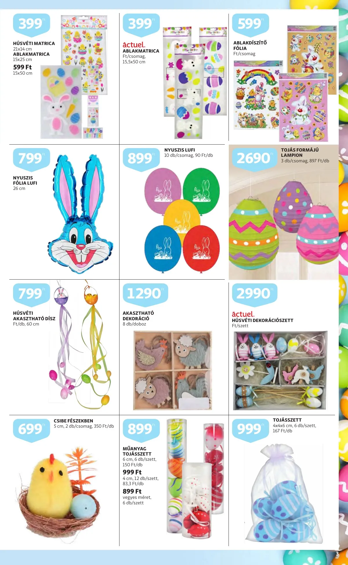 Auchan akciós újság Húsvét 03.17–04.16 – 3. oldal