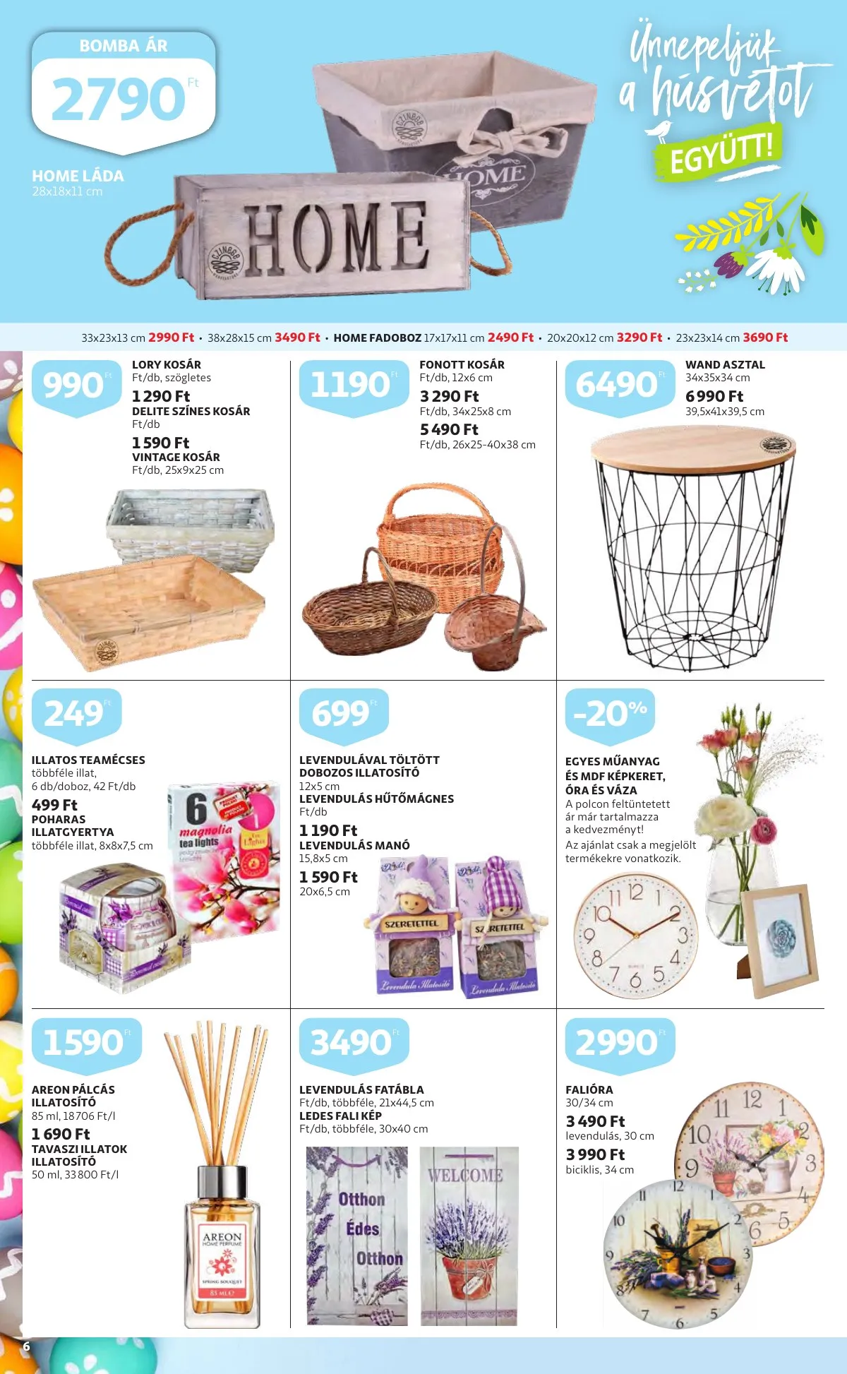 Auchan akciós újság Húsvét 03.17–04.16 – 6. oldal