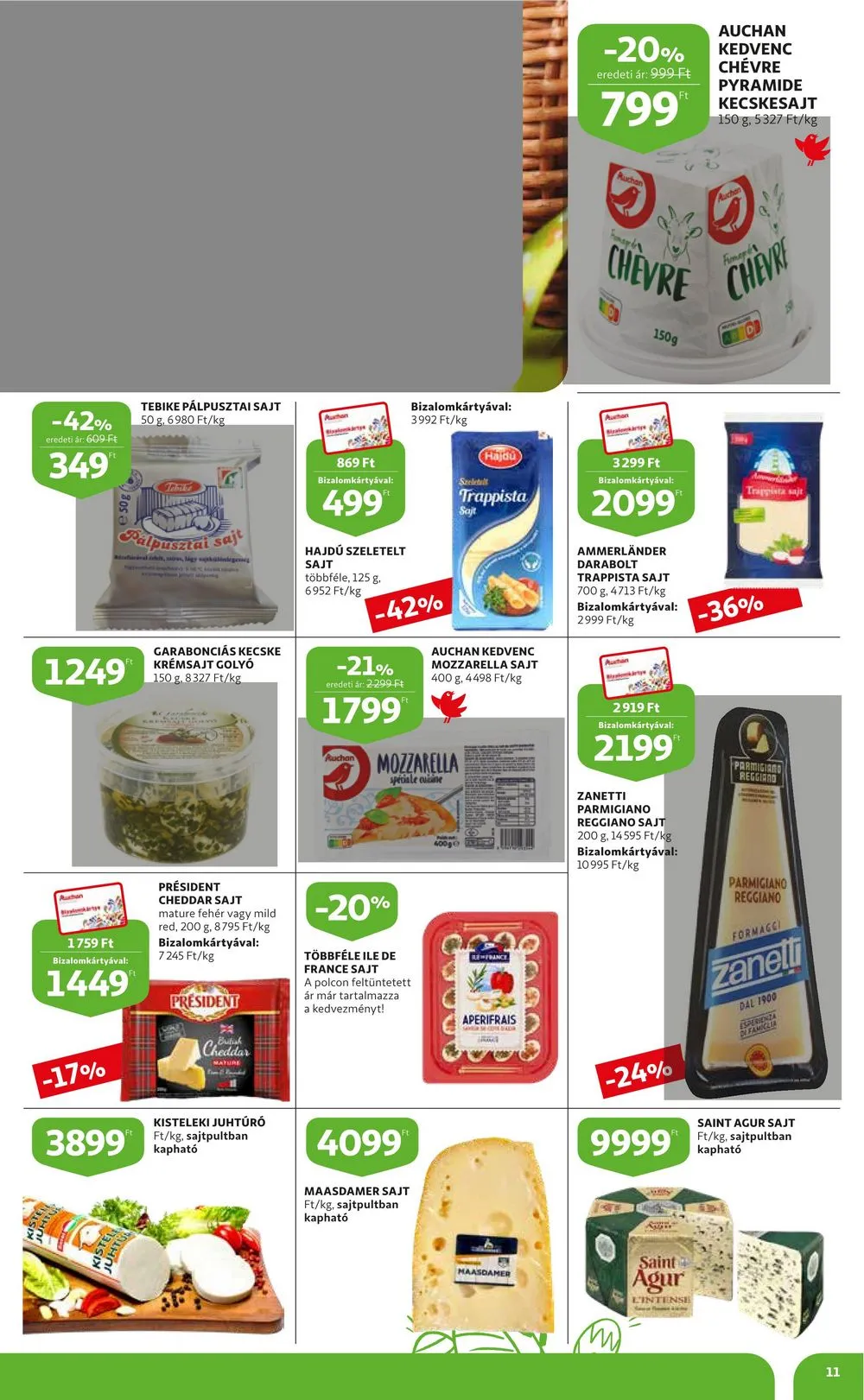 Auchan akciós újság Húsvét 03.16–04.08 – 11. oldal