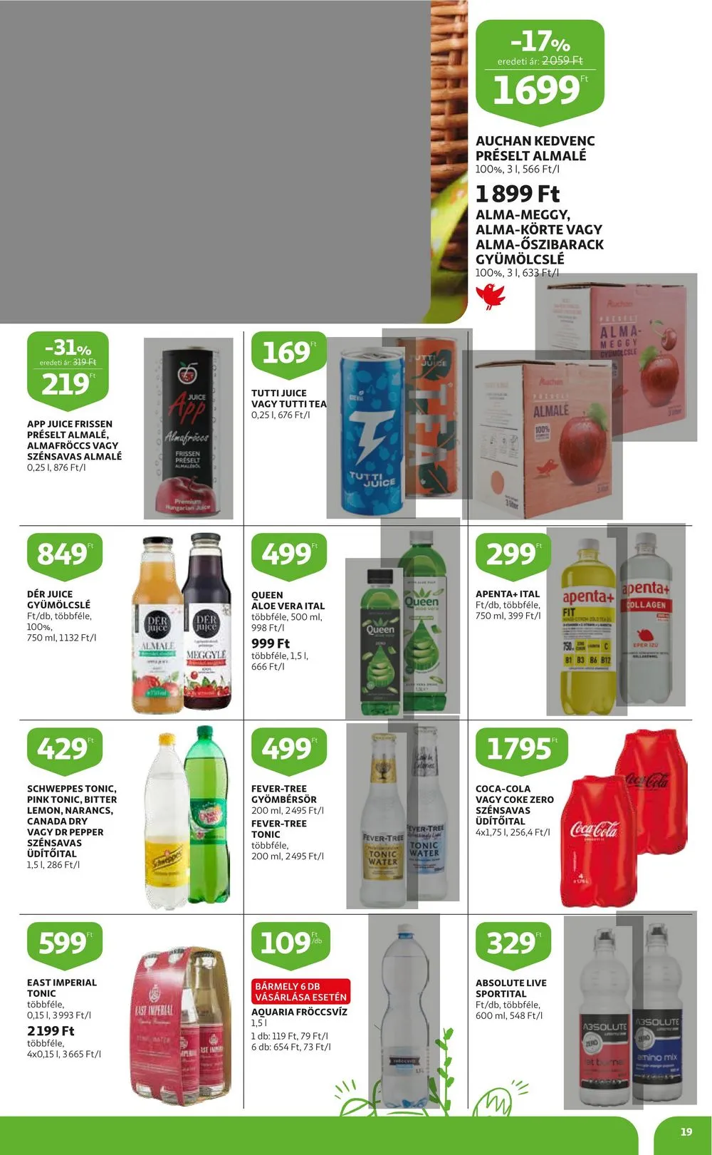 Auchan akciós újság Húsvét 03.16–04.08 – 19. oldal