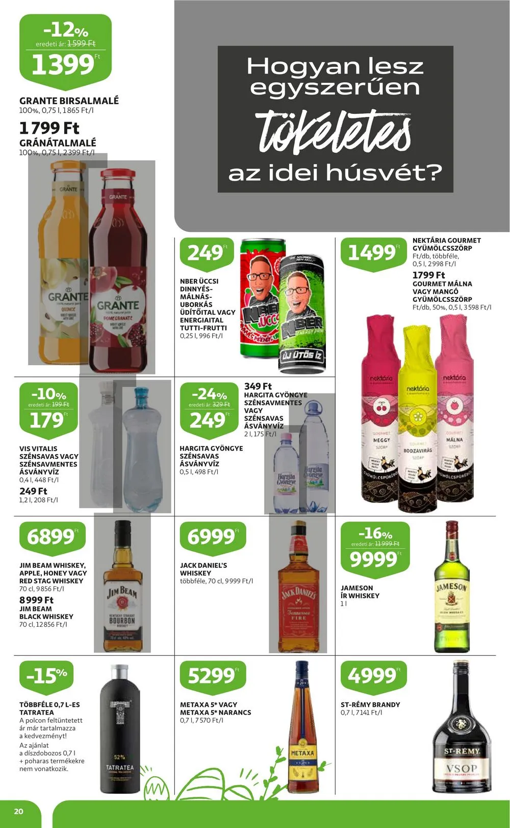 Auchan akciós újság Húsvét 03.16–04.08 – 20. oldal