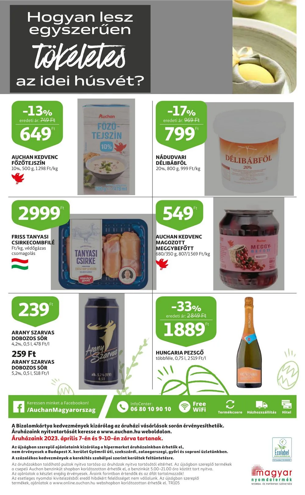 Auchan akciós újság Húsvét 03.16–04.08 – 24. oldal