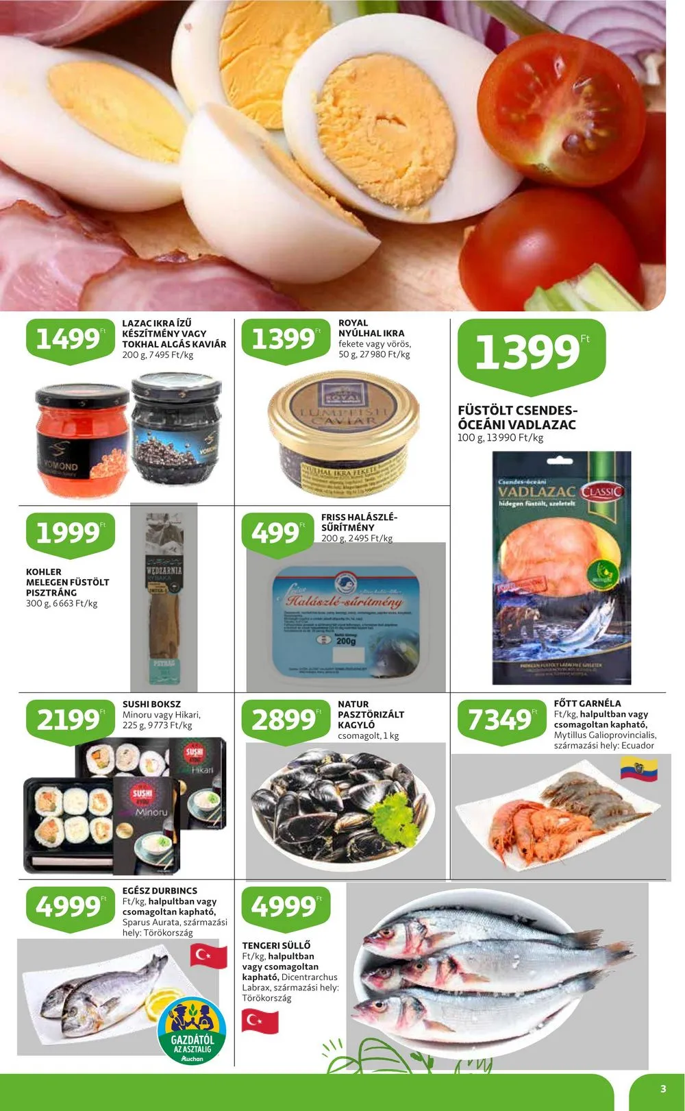 Auchan akciós újság Húsvét 03.16–04.08 – 3. oldal