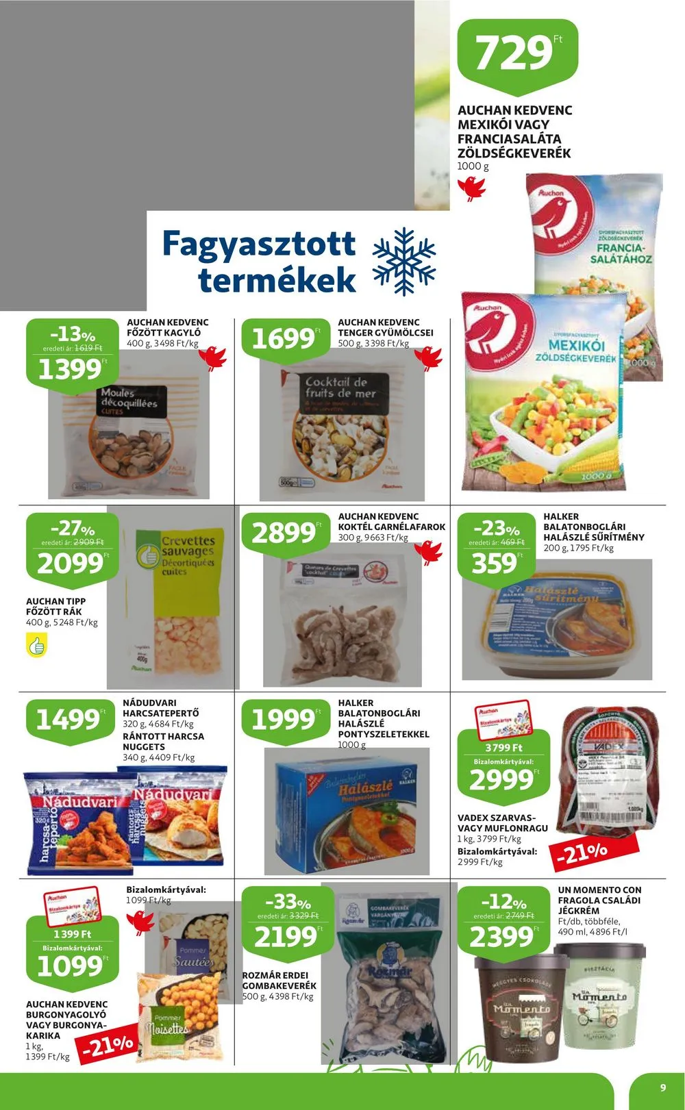 Auchan akciós újság Húsvét 03.16–04.08 – 9. oldal