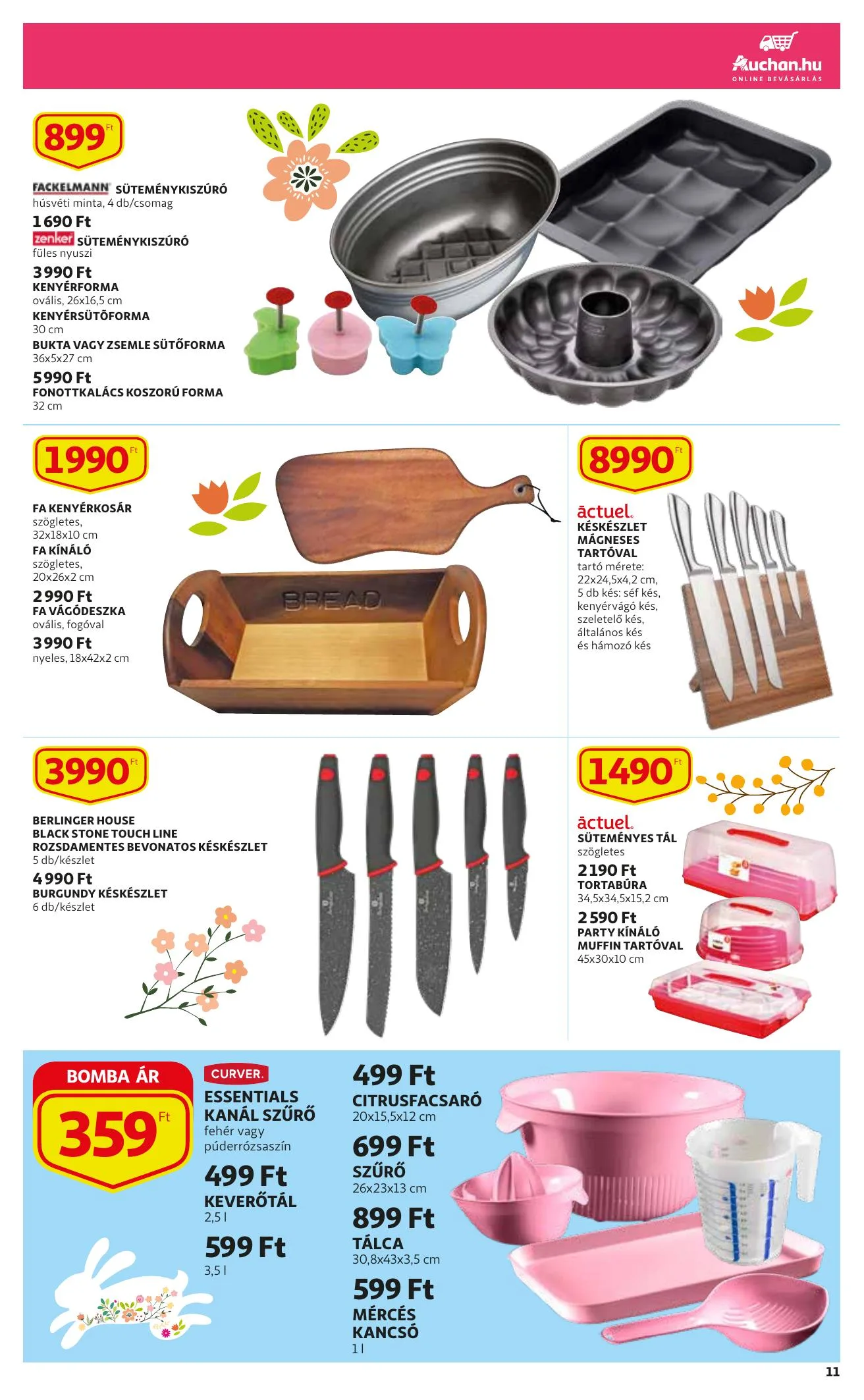 Auchan akciós újság Husveti katalógus 03.04–04.03 – 11. oldal