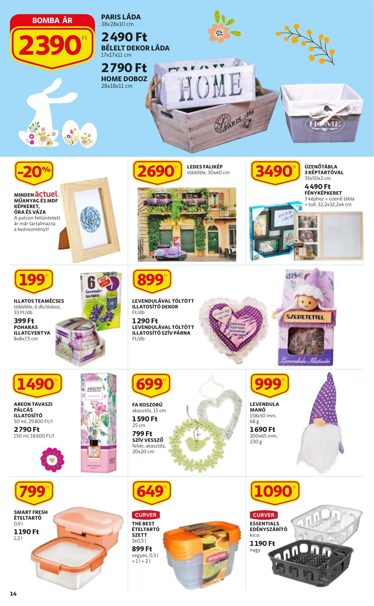 Auchan akciós újság Husveti katalógus 03.04–04.03 – 14. oldal