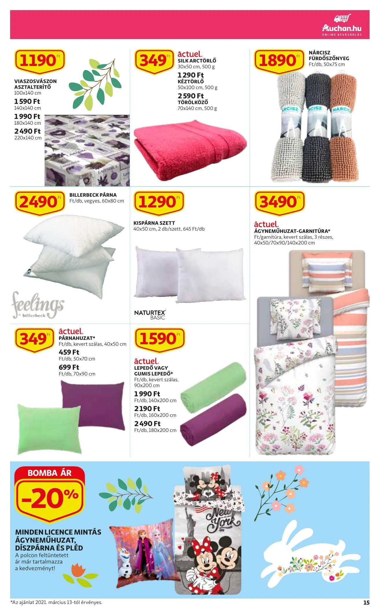 Auchan akciós újság Husveti katalógus 03.04–04.03 – 15. oldal
